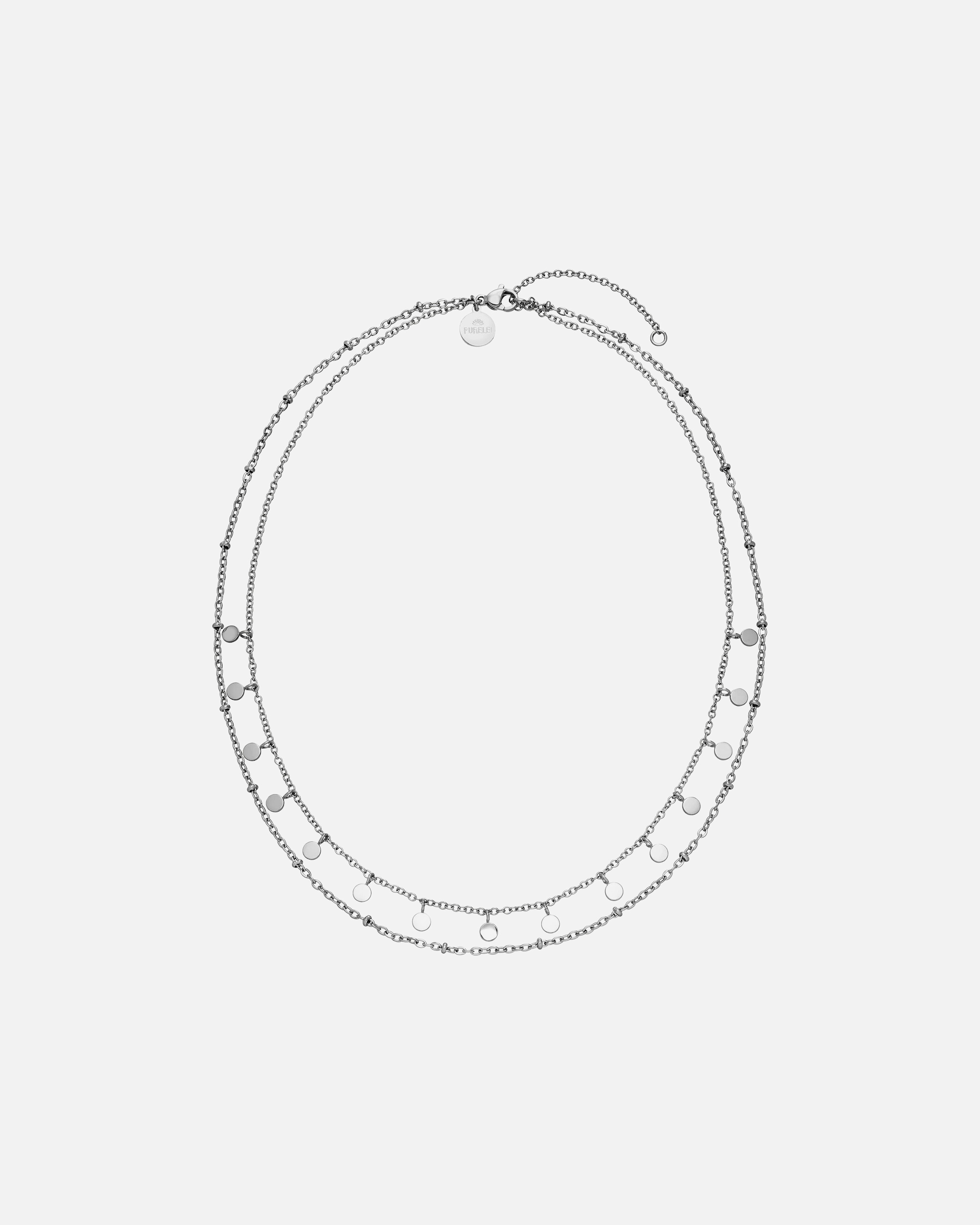 Collana di Femmina Purelei Plain Collana 100% acciaio inossidabile Argento