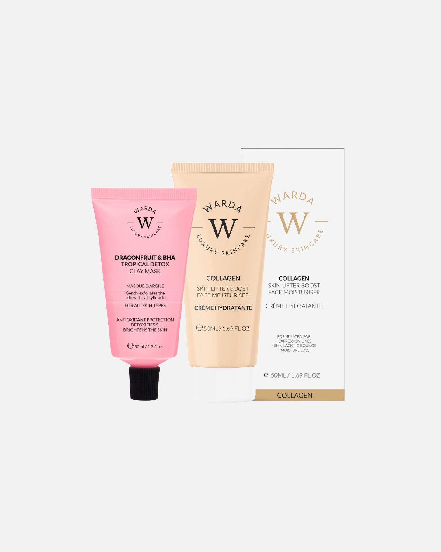 Set cura del viso di Femmina WARDA LUXURY SKINCARE Collagene + Maschera 1 pezzo