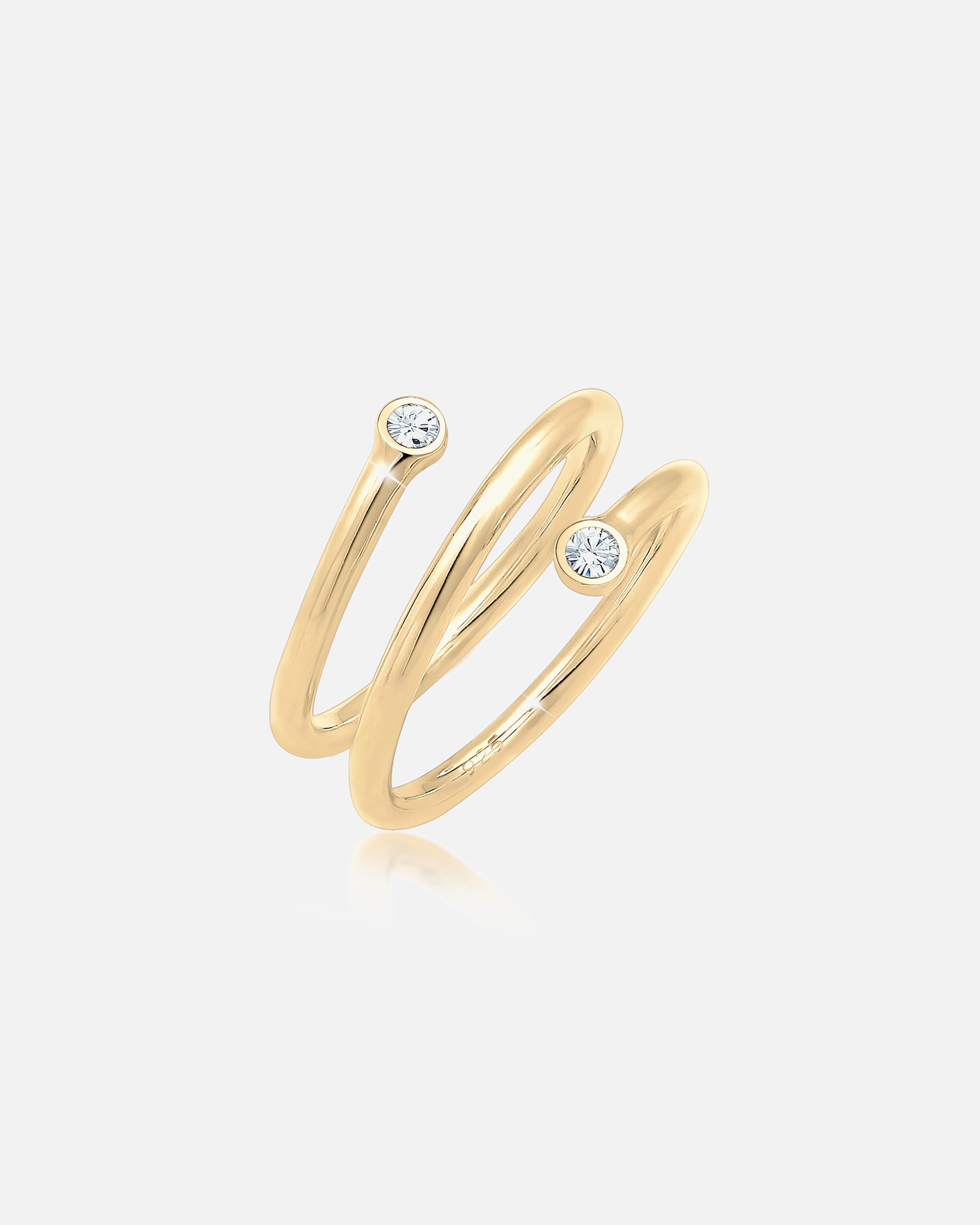 Anello di Femmina Elli Geo con cristalli in argento 925 54