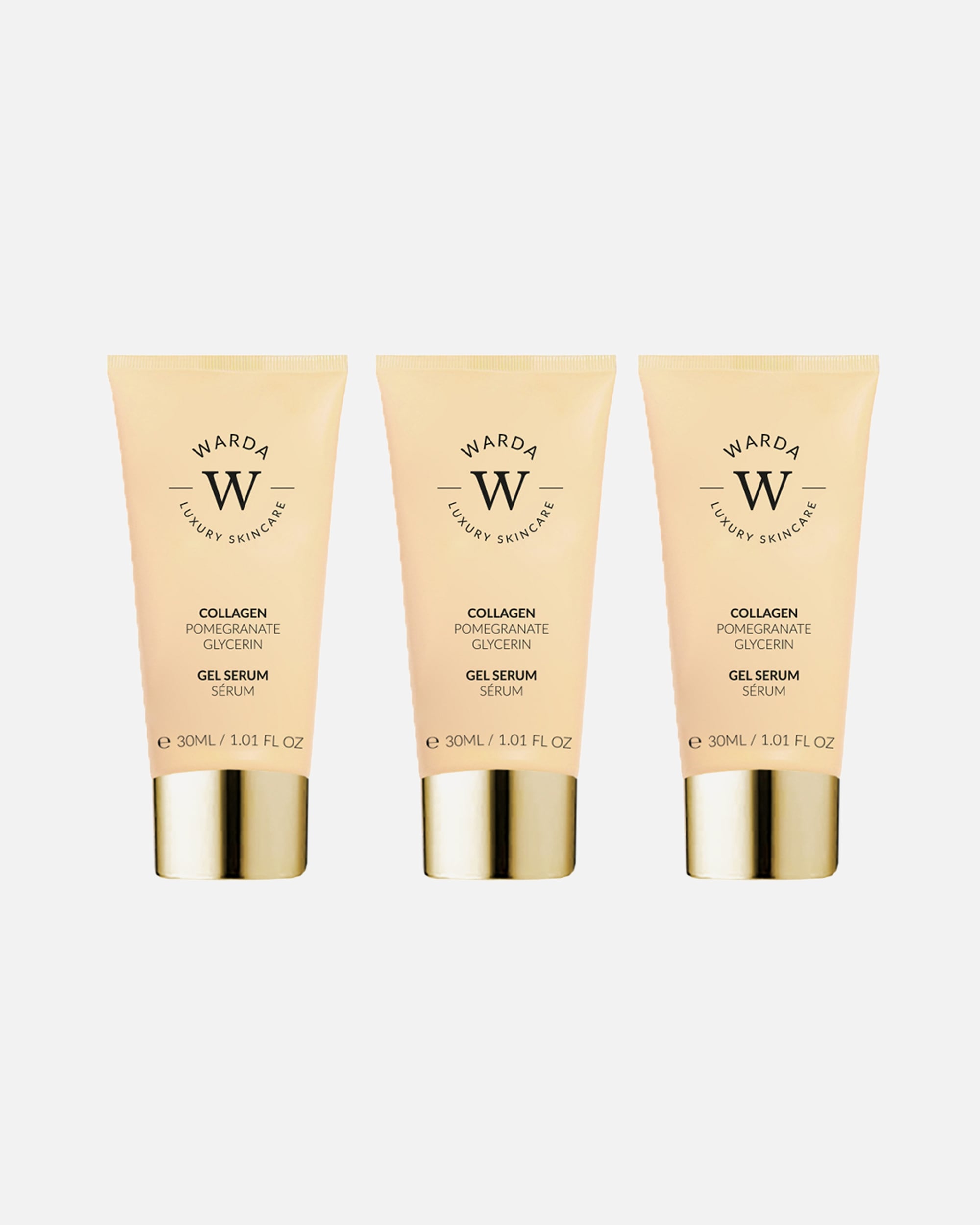 Siero Collagene di Femmina WARDA LUXURY SKINCARE Trio di sieri al collagene 1 pezzo