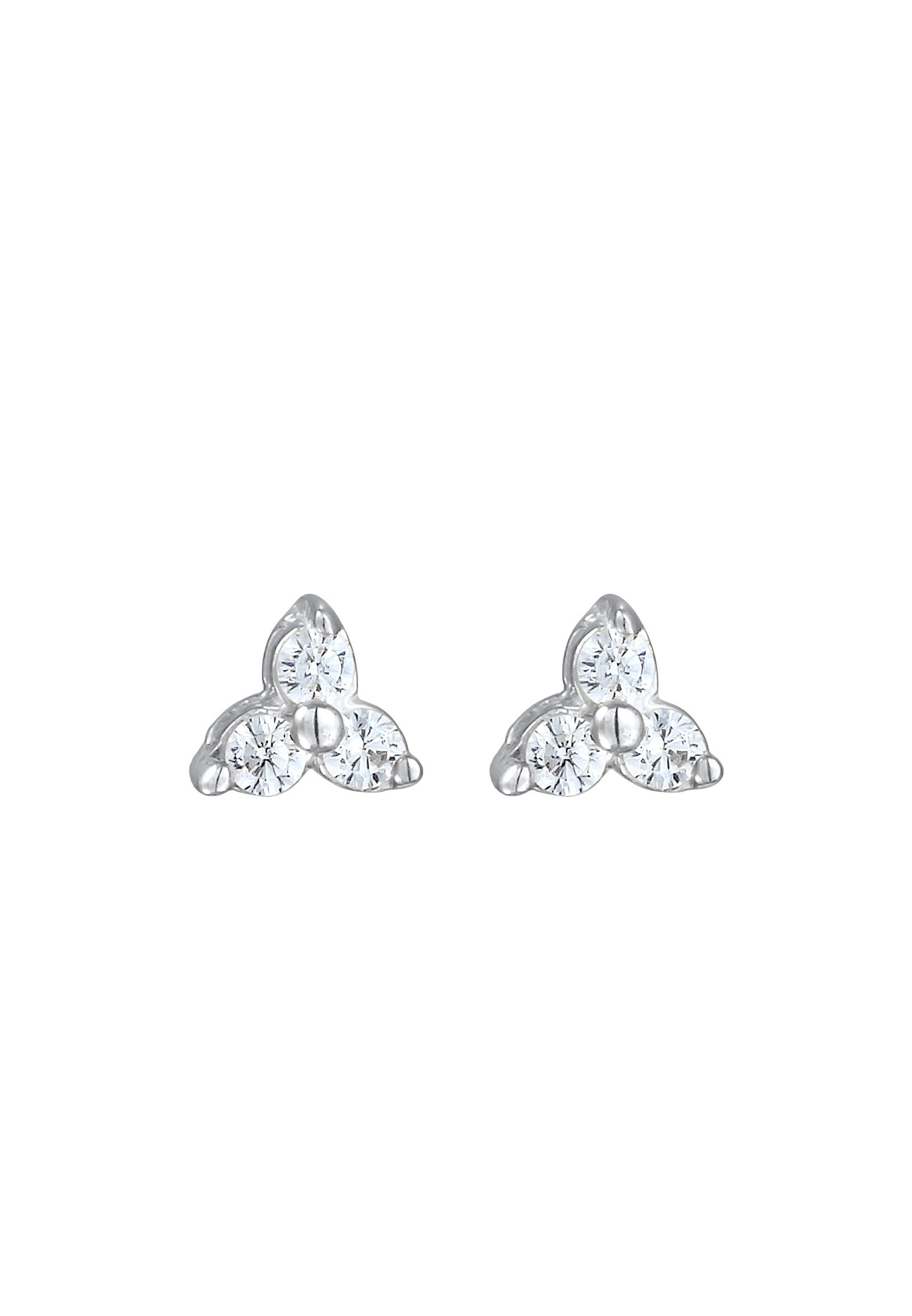 Orecchini Donna In Argento Sterling 925 Con Zirconia Cubica - Design Circolare Placcato Rodio, Colore Oro Rosa - Gioielli Eleganti E Ipoallergenici