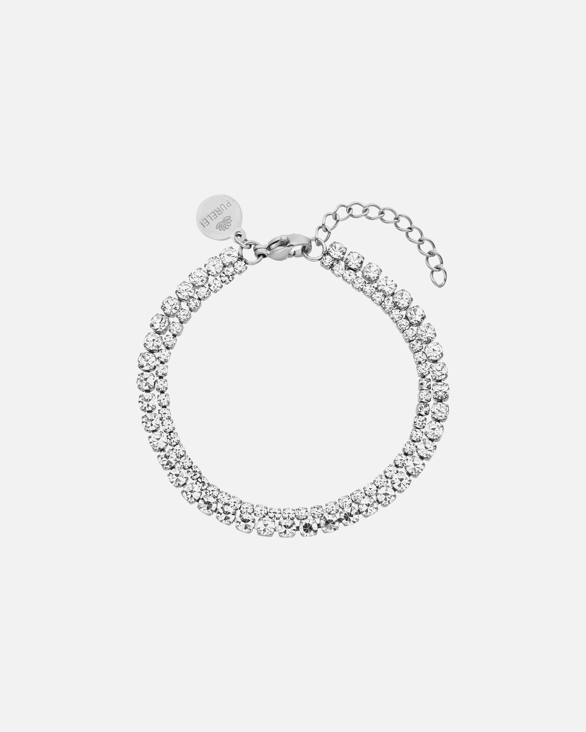 Braccialetto di Femmina Purelei Festive Bracciale 100% acciaio inossidabile Argento