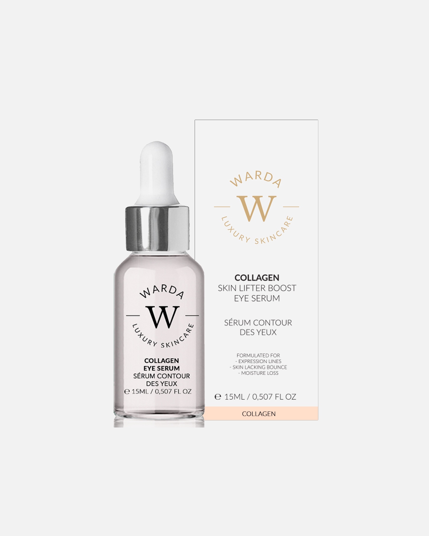 Siero Occhi di Femmina WARDA LUXURY SKINCARE Siero per occhi al collagene 15ml