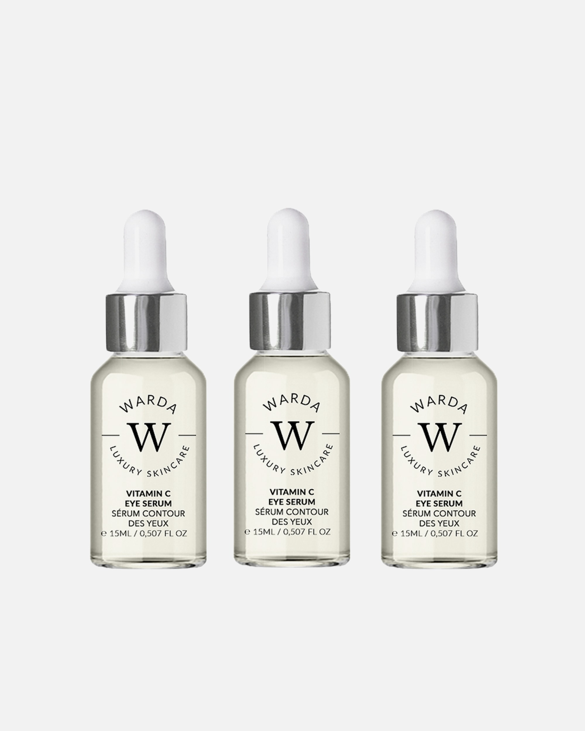 Siero Occhi di Femmina WARDA LUXURY SKINCARE Trio di vitamina C per gli occhi 1 pezzo