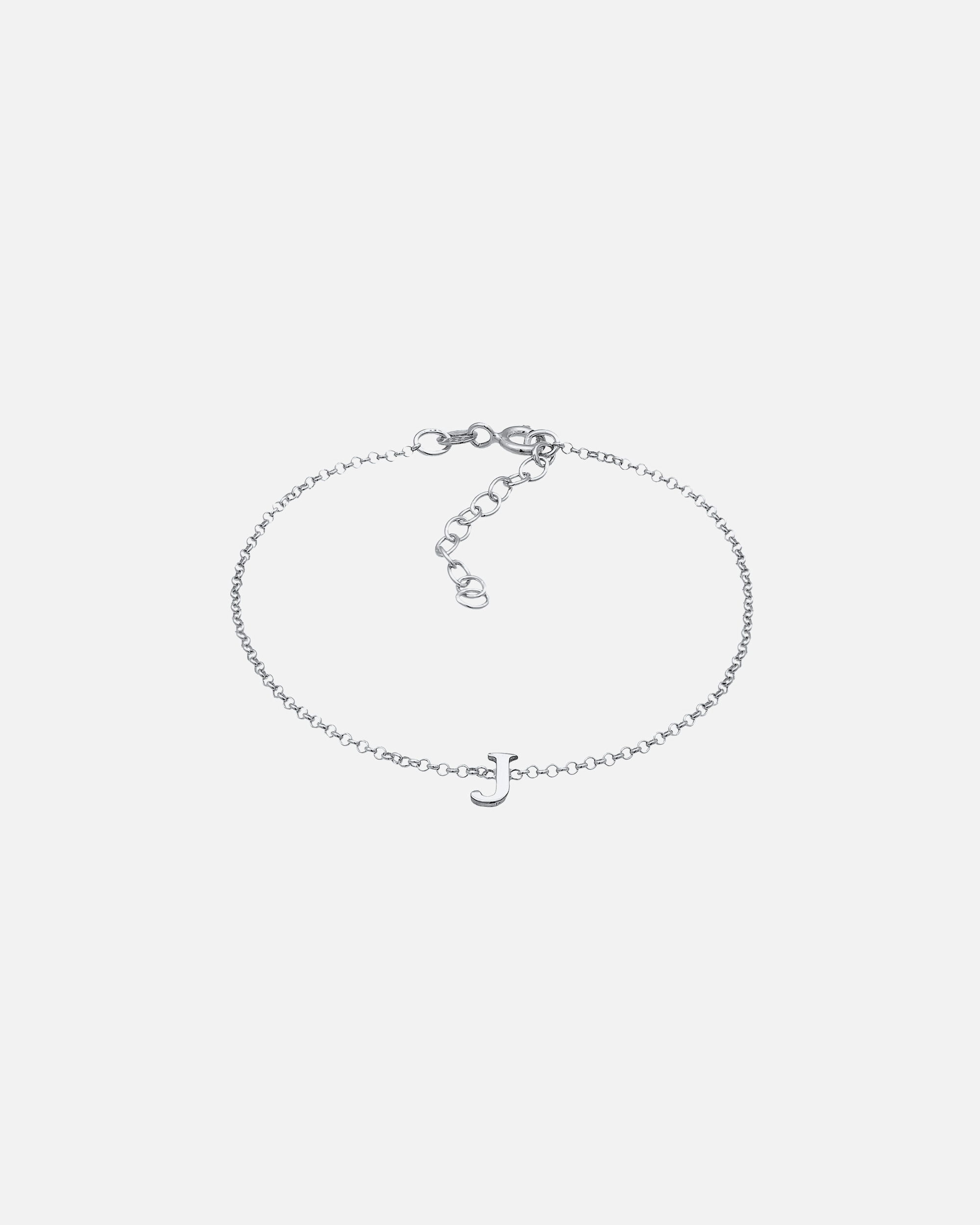 Braccialetto di Femmina Elli Ciondolo Lettera J di base in Argento Sterling 925 16