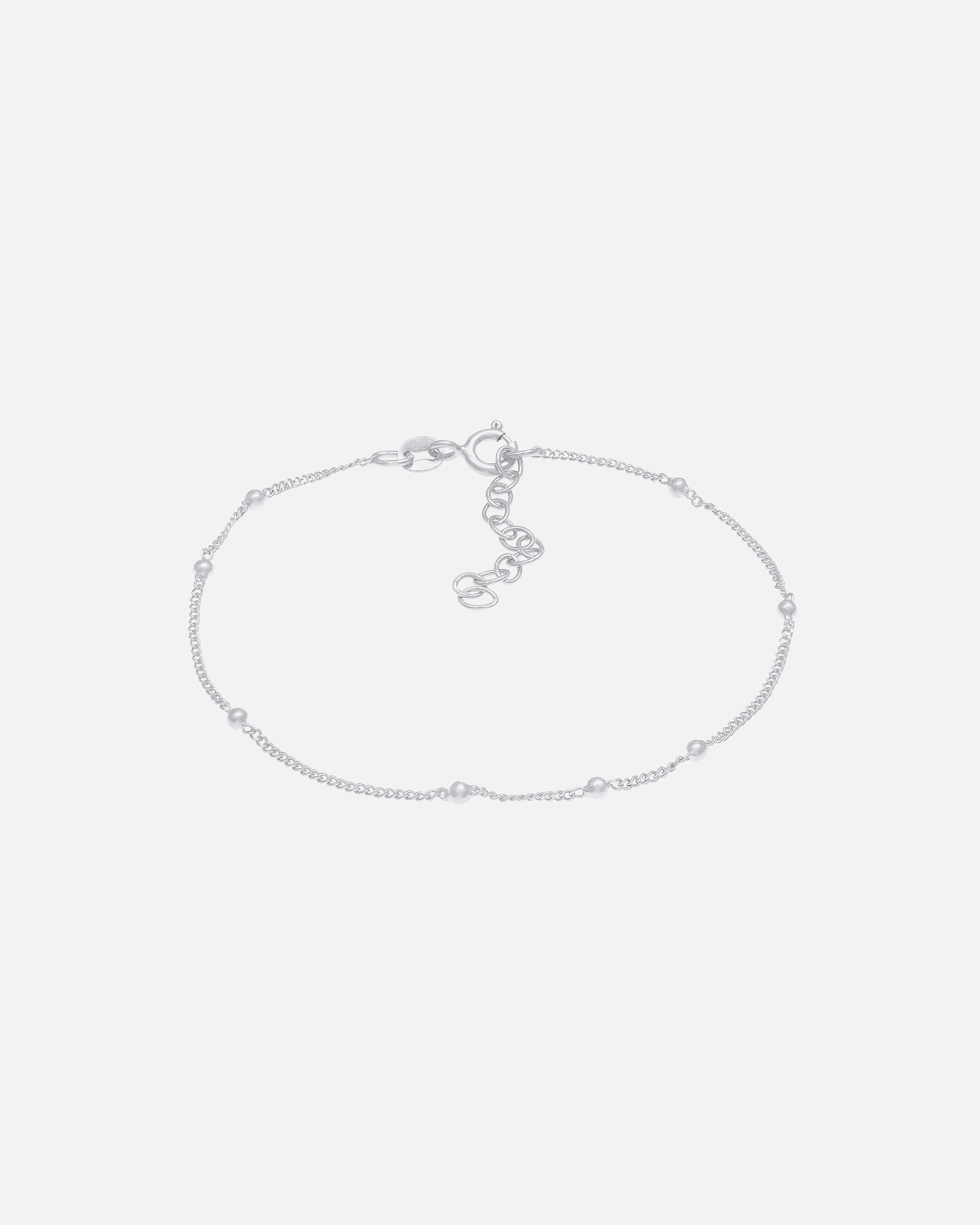 Braccialetto di Femmina Elli Curb Catena Palla Basic Trend Blogger in argento sterling 925 16