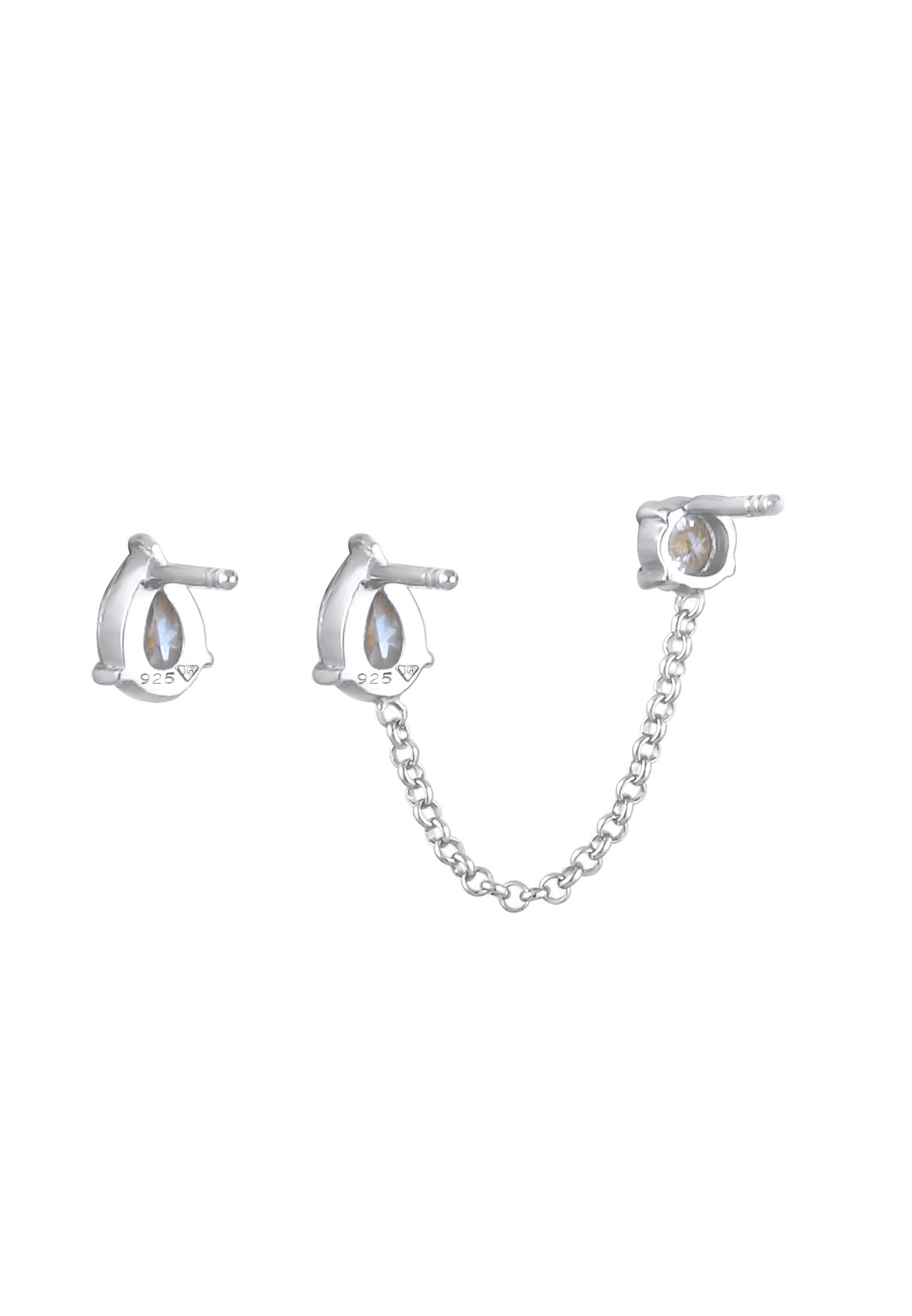 Orecchini Punto Luce Argento 925 con Cristalli 5mm | Gioielleria Italiana Orecchini Punto Luce Argento 925 con Cristalli 5mm | Gioielleria Italiana