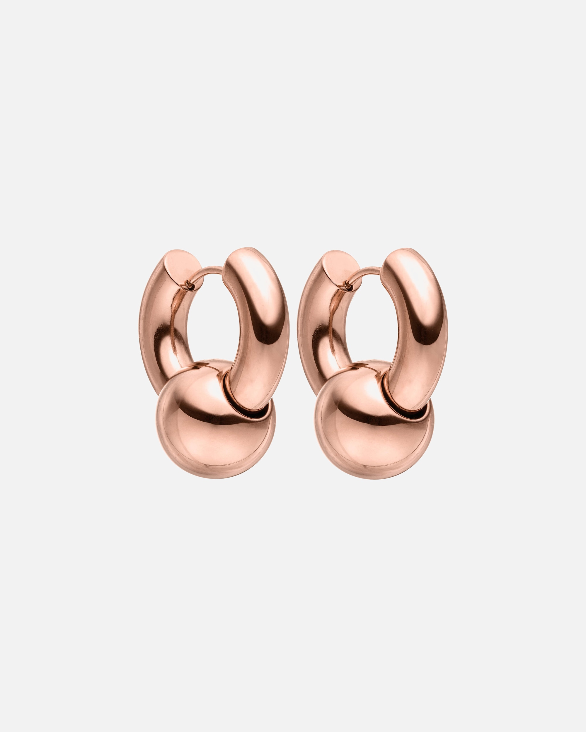 Orecchini di Femmina Purelei Orbit Orecchini 100% acciaio inossidabile Oro rosa
