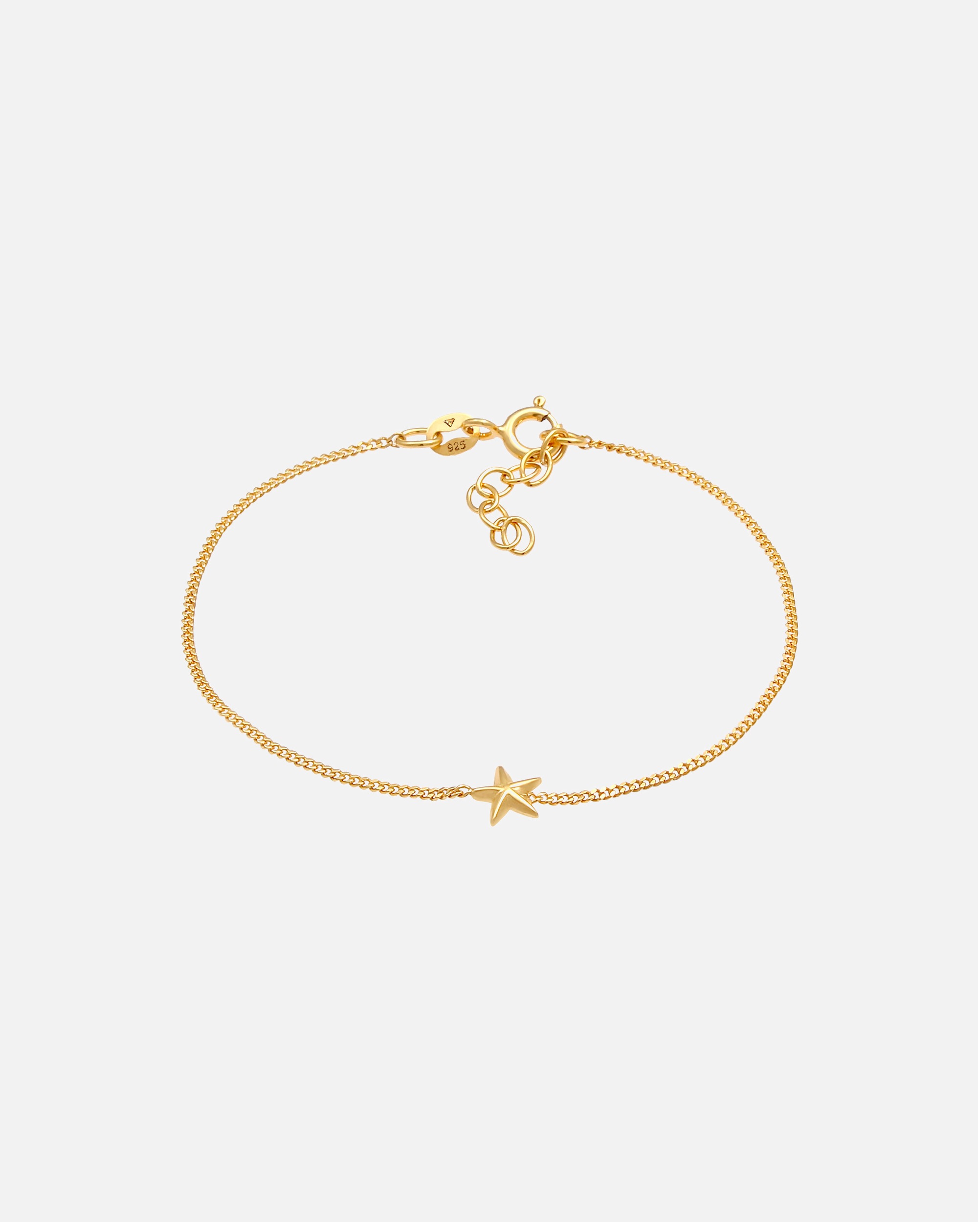 Braccialetto di Femmina Elli Stella Luminosa Giocosa in argento sterling 925 goldfarben