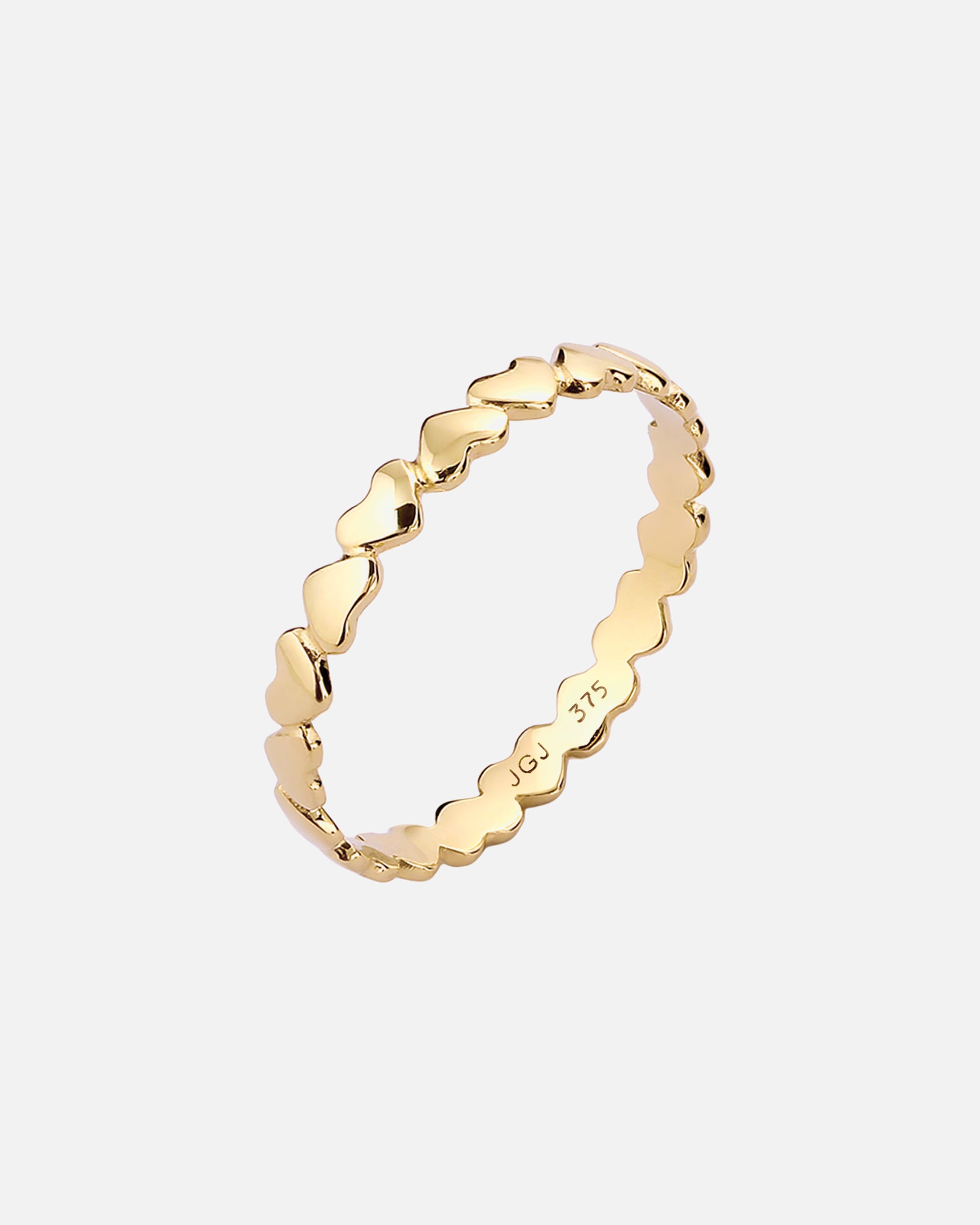 Anello di Femmina Elli PREMIUM Anello Cuore 375 Oro Giallo 56