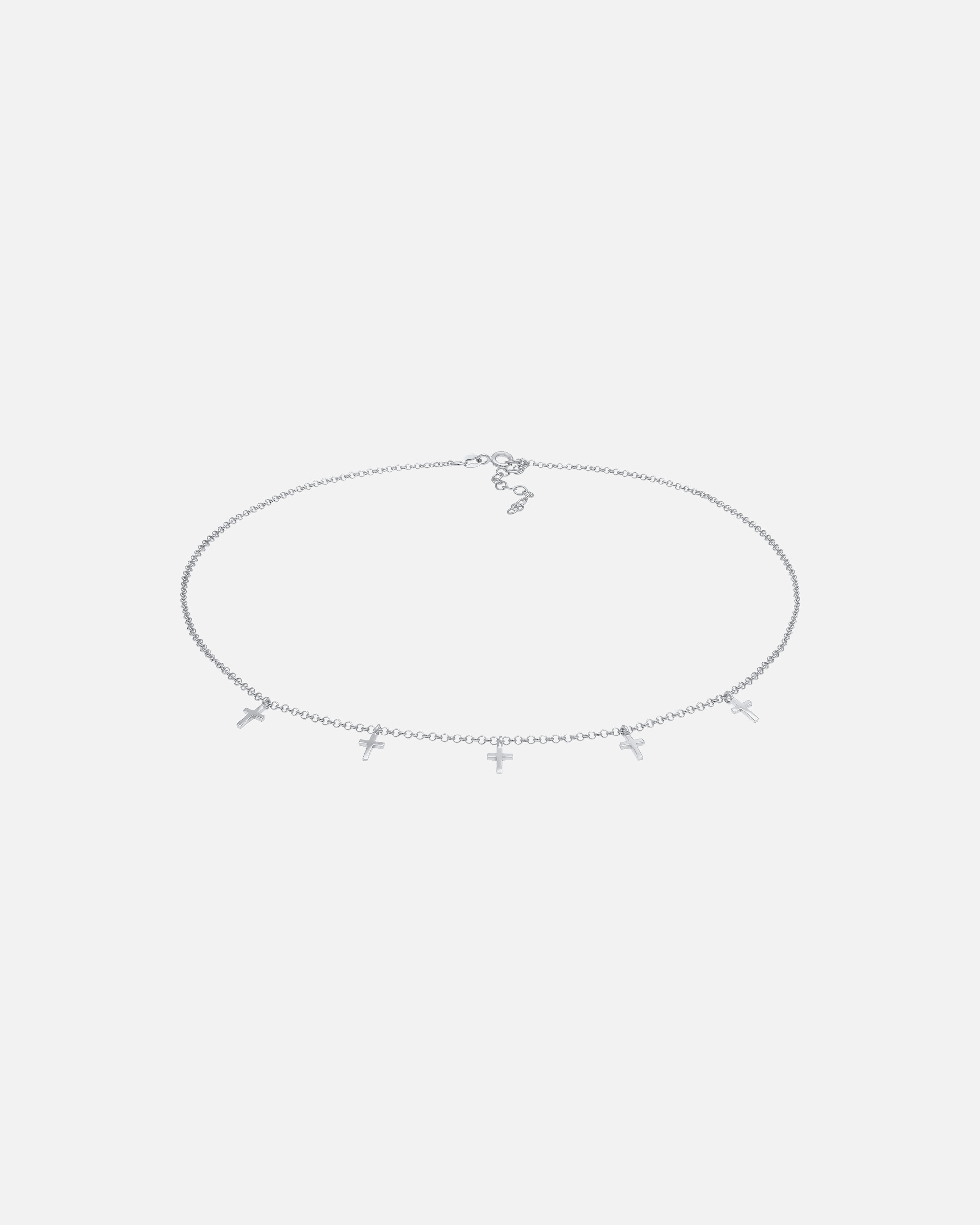 Collana di Femmina Elli Choker Cross Faith Religion Trend in argento sterling 925 silberfarben