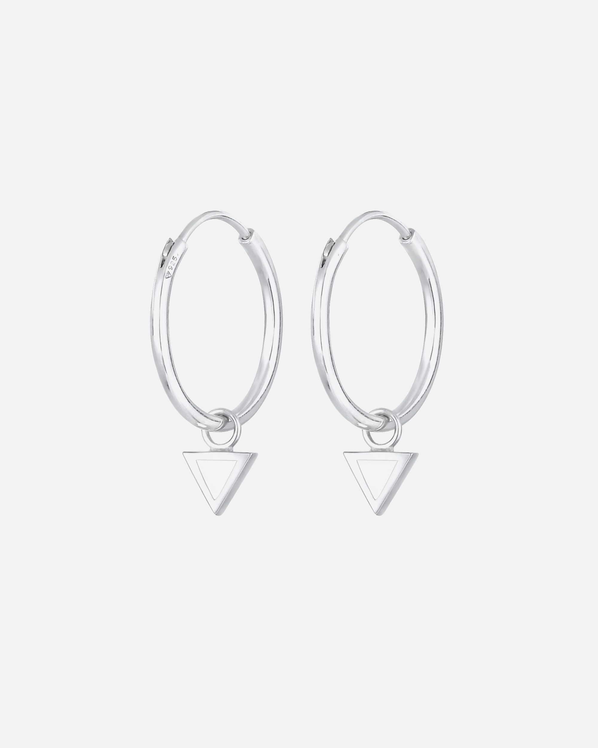 Orecchini di Femmina Elli Orecchini a cerchio in Argento Sterling 925 pendente silberfarben