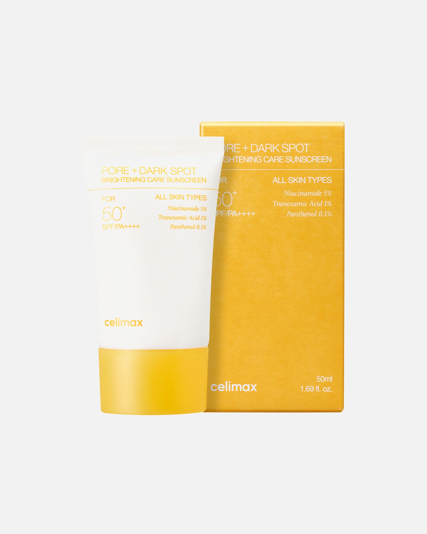 Crema solare per il viso di Unisex Pore+Dark Spot Brightening Care Sunscreen 50 ml