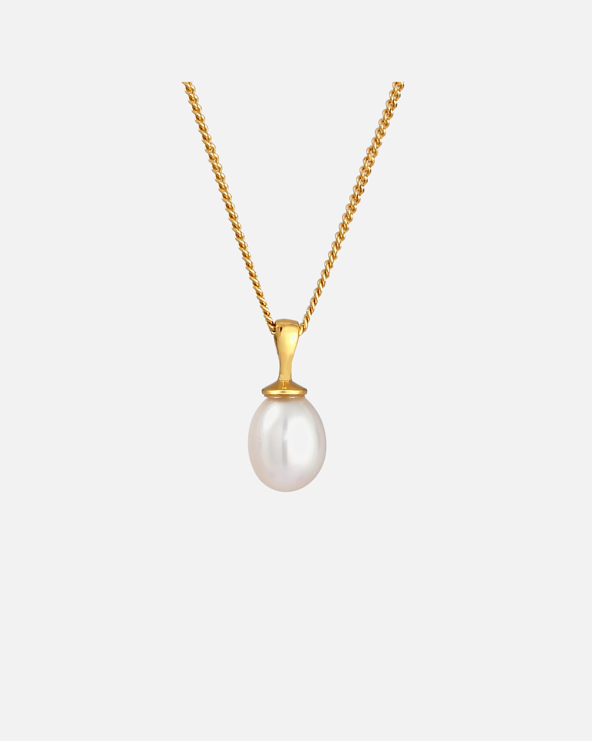 Collana di Femmina Elli Senza Tempo Filigrana con Perla d'acqua dolce in Argento Sterling 925 Placcato Oro 45