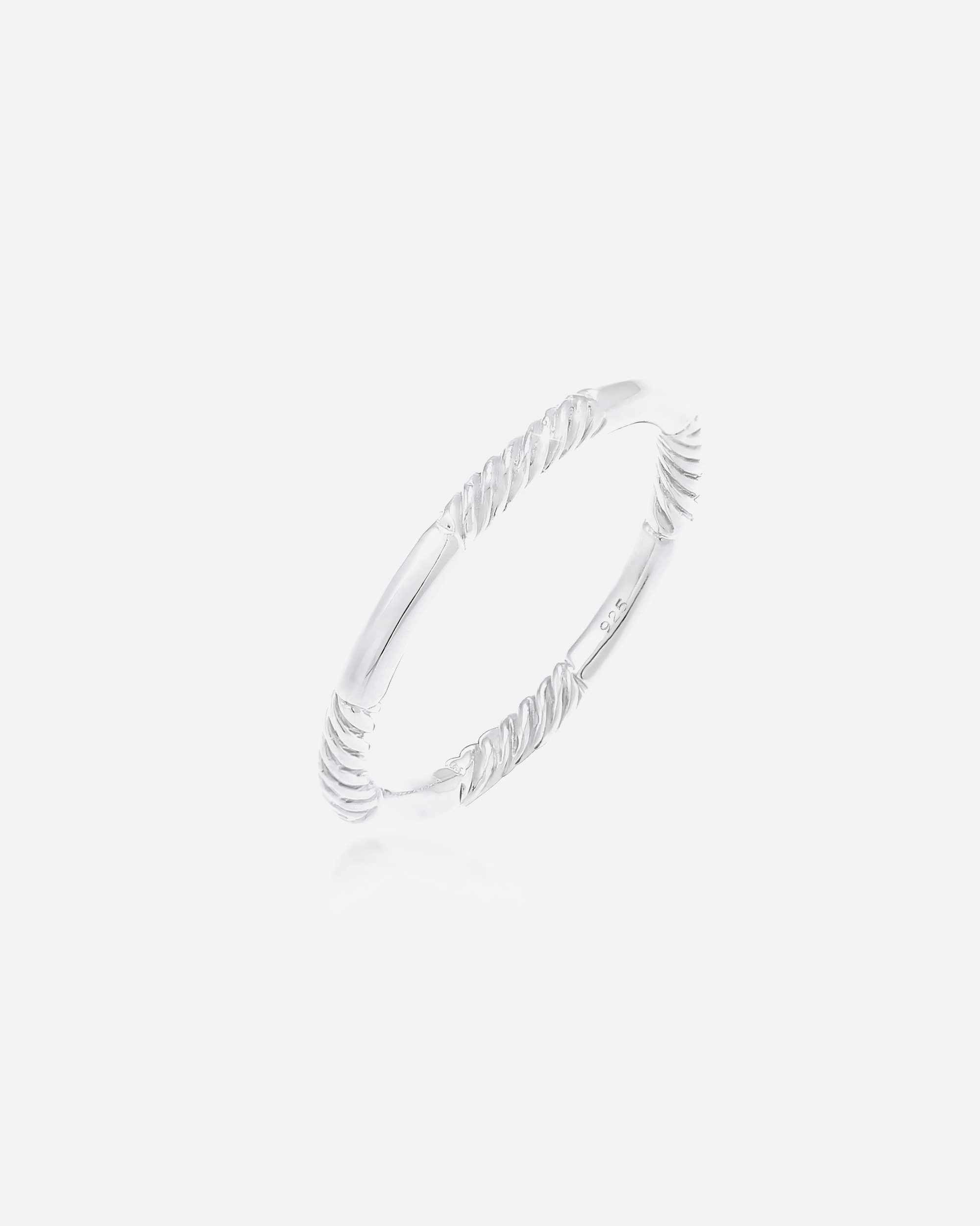 Anello di Femmina Elli in Argento Sterling 925 Colpo Basic 52