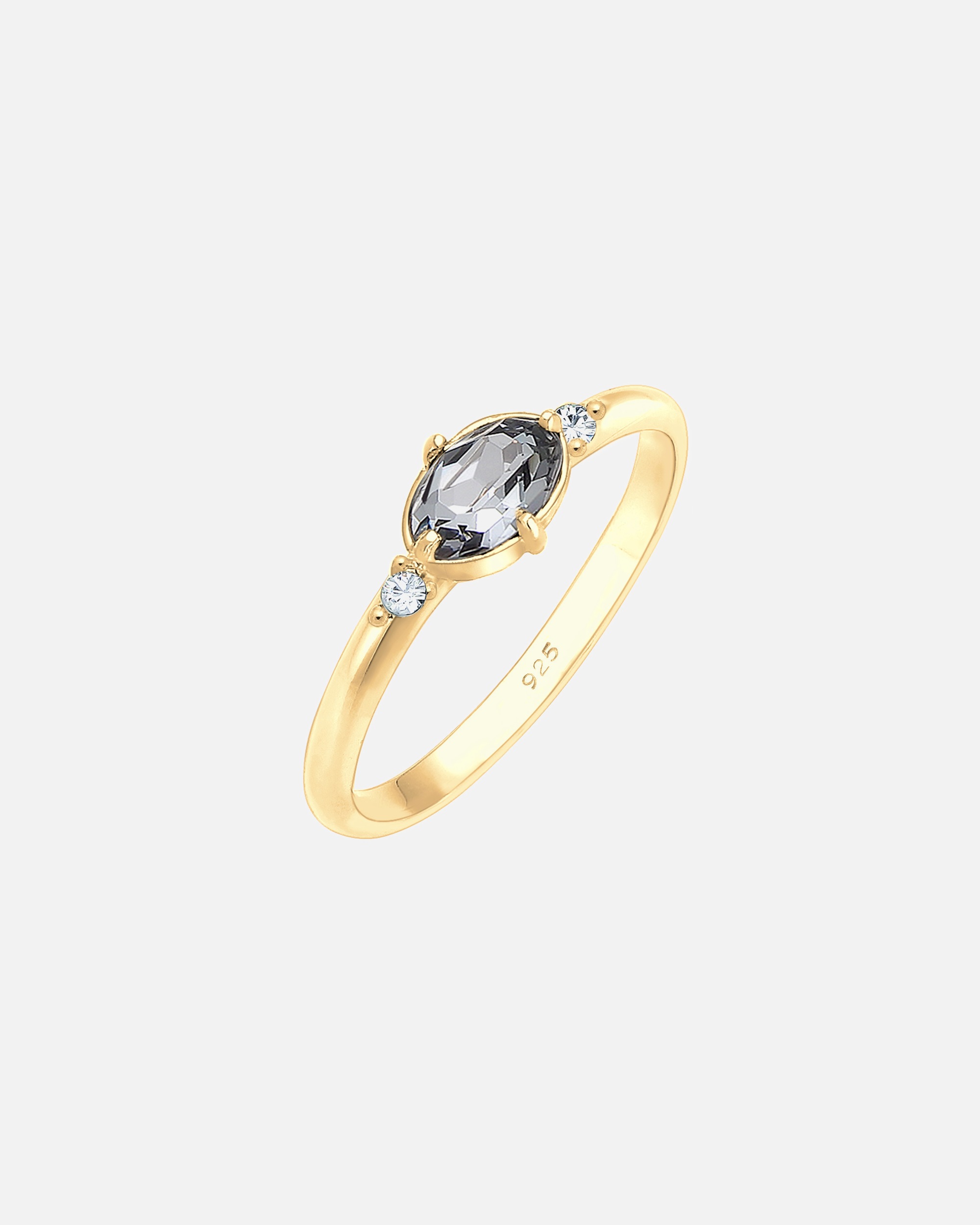 Anello di Femmina Elli Elegante con cristalli in argento sterling 925 56