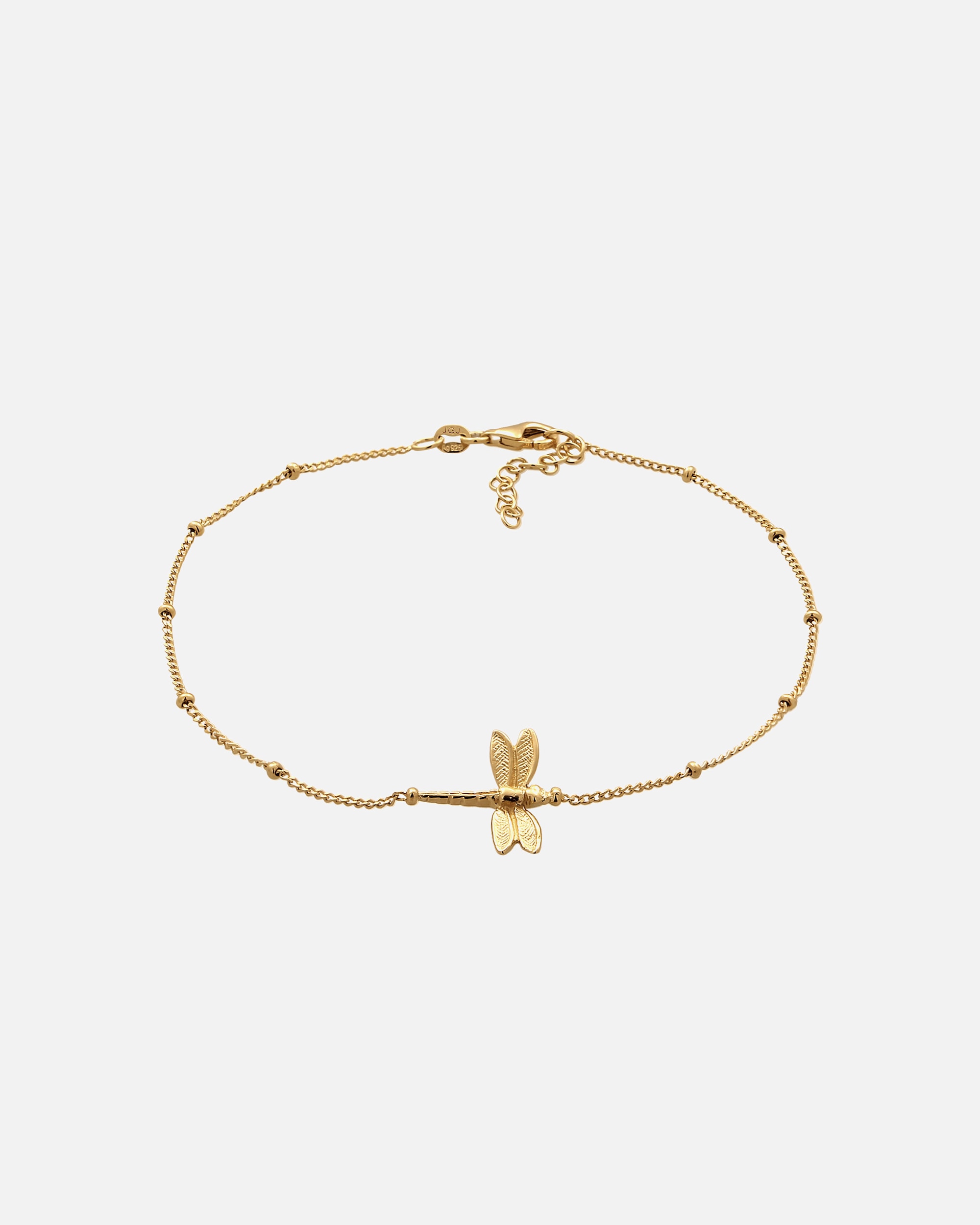 Giolello Piedi di Femmina Elli Cavigliera Libellula 925 Sterling Silver goldfarben