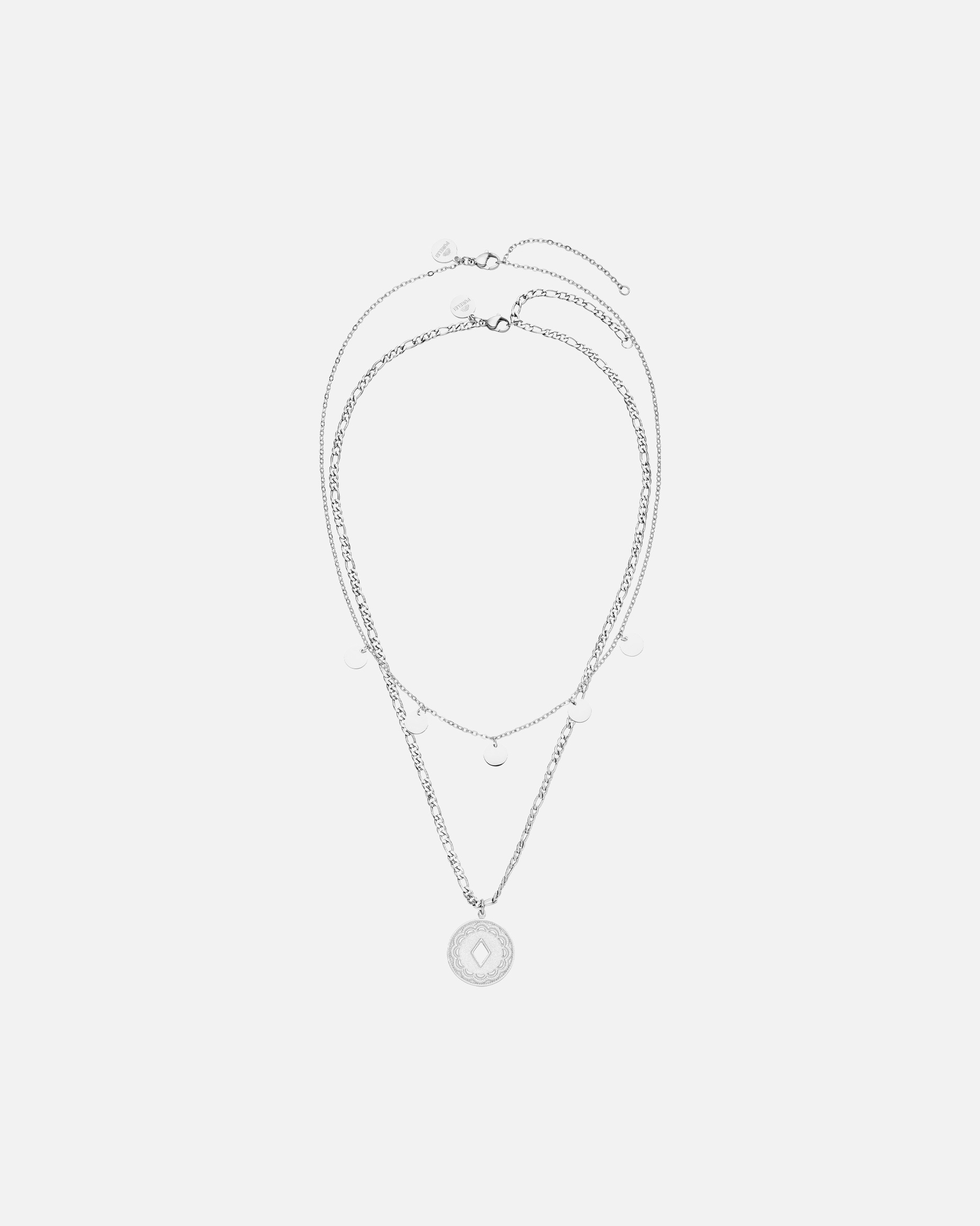 Set Gioielli di Unisex Purelei Kohala Collanas 100% acciaio inossidabile Argento
