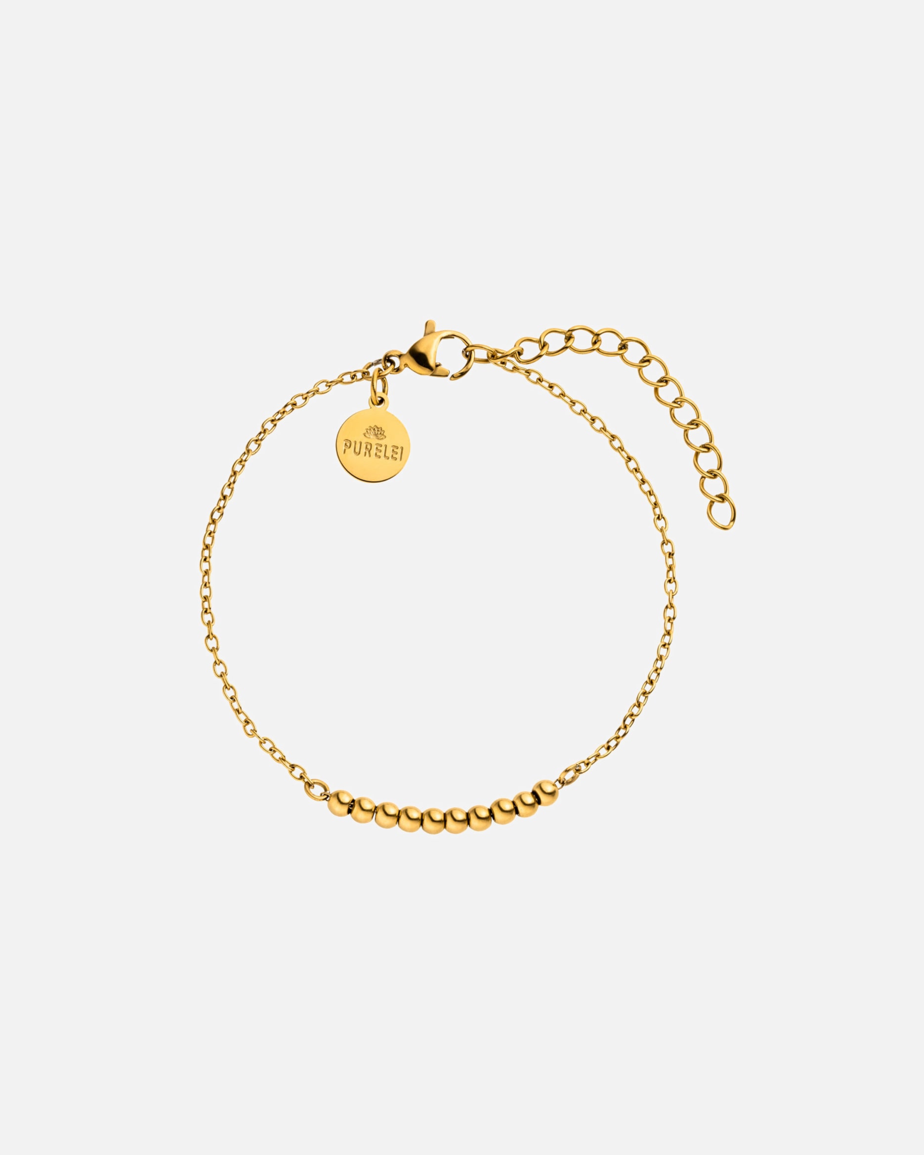 Braccialetto di Unisex Purelei Anxiety Bracciale 100% acciaio inossidabile Oro