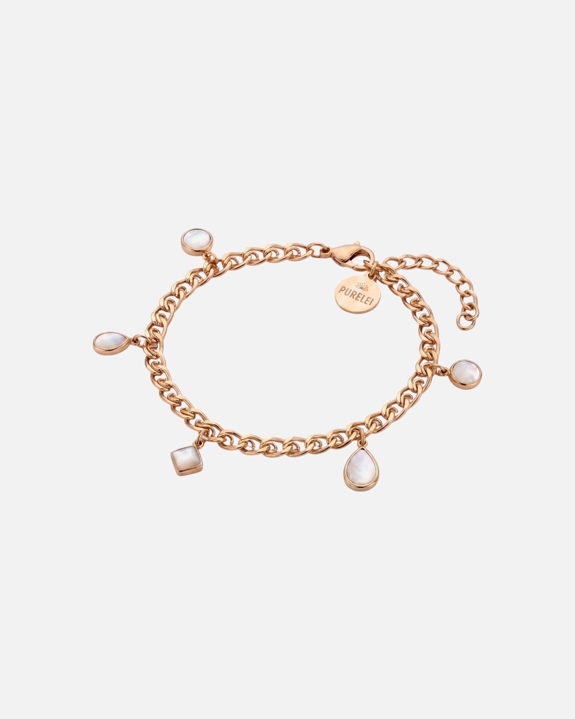 Braccialetto di Unisex Purelei Soft Shine Bracciale 100% acciaio inossidabile Oro rosa
