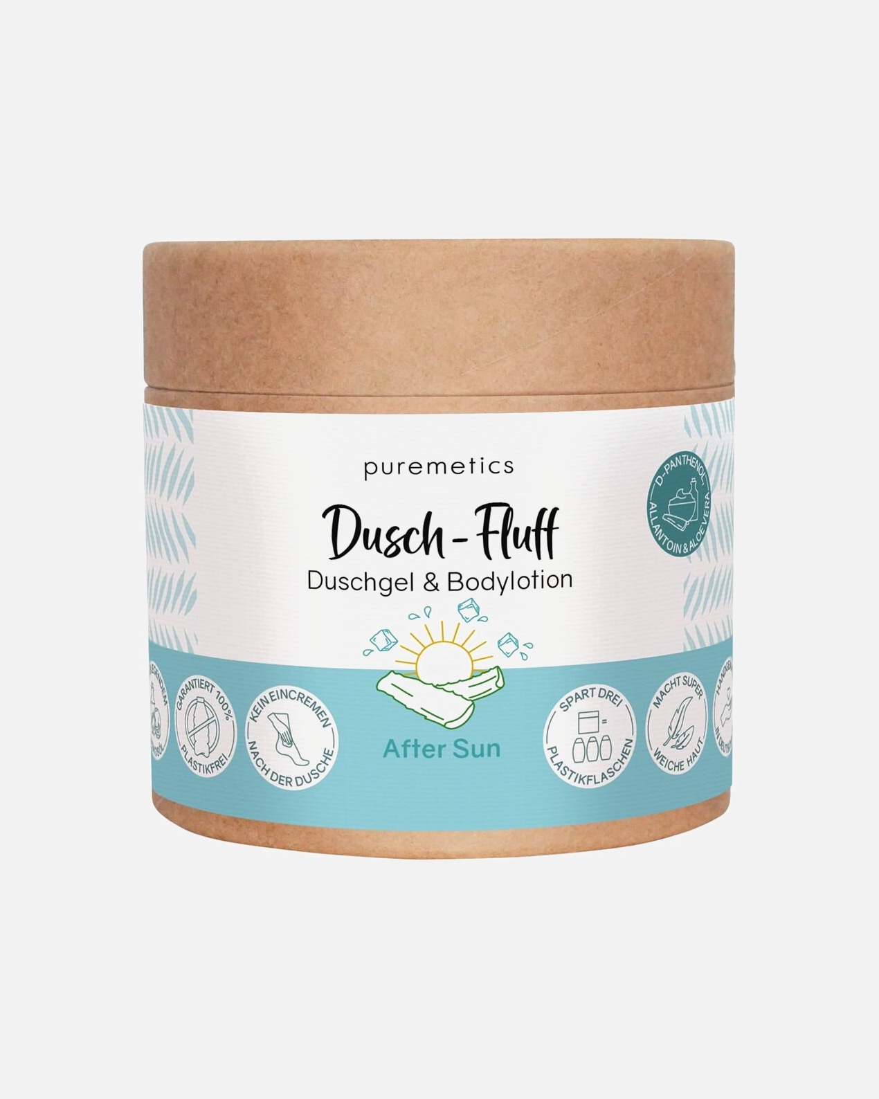 Bagnoschiuma di Femmina puremetics Doccia Fluff dopo il sole 200 g