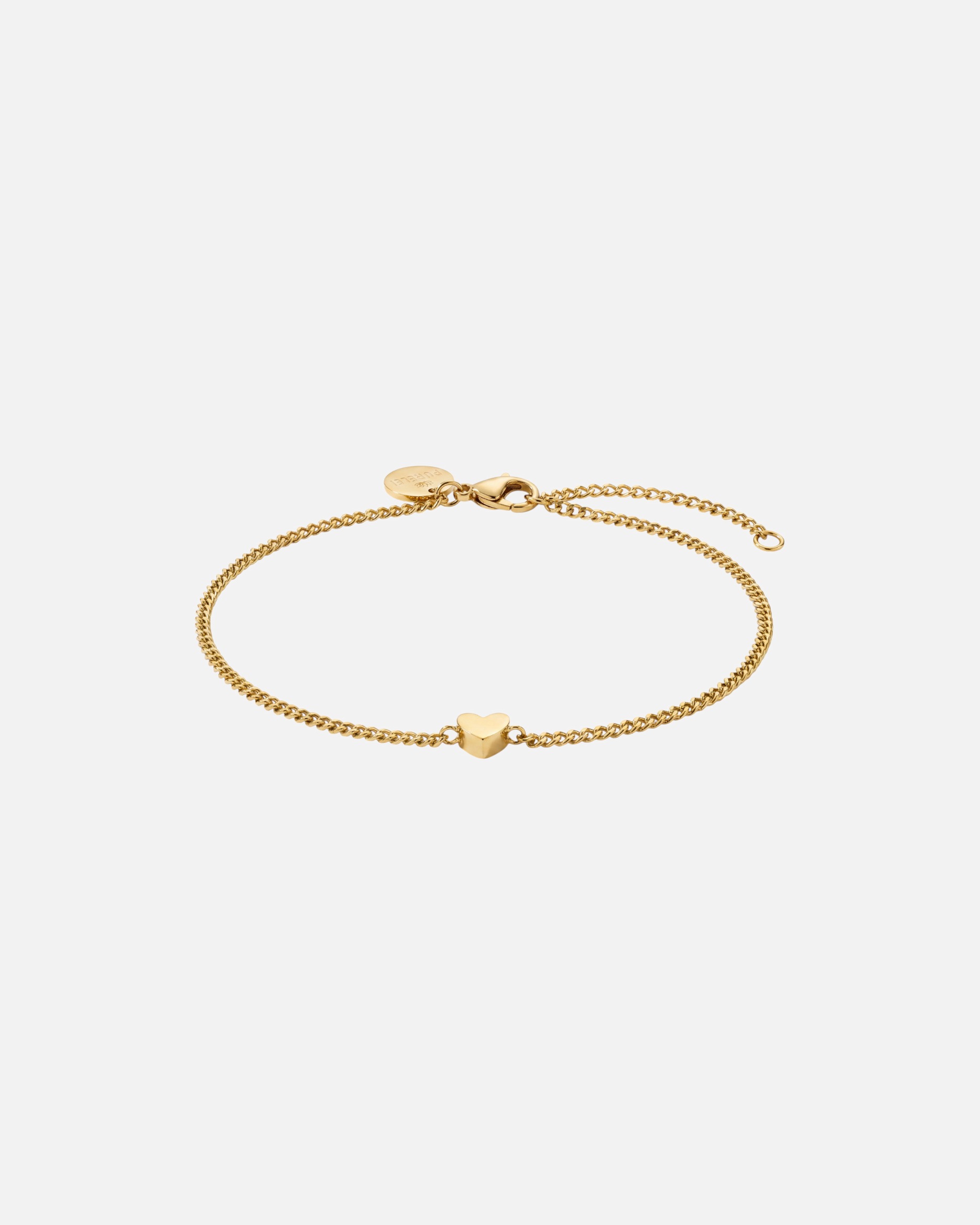 Giolello Piedi di Unisex Purelei Tiny Heart Braccialetto per il piede 100% acciaio inossidabile Argento