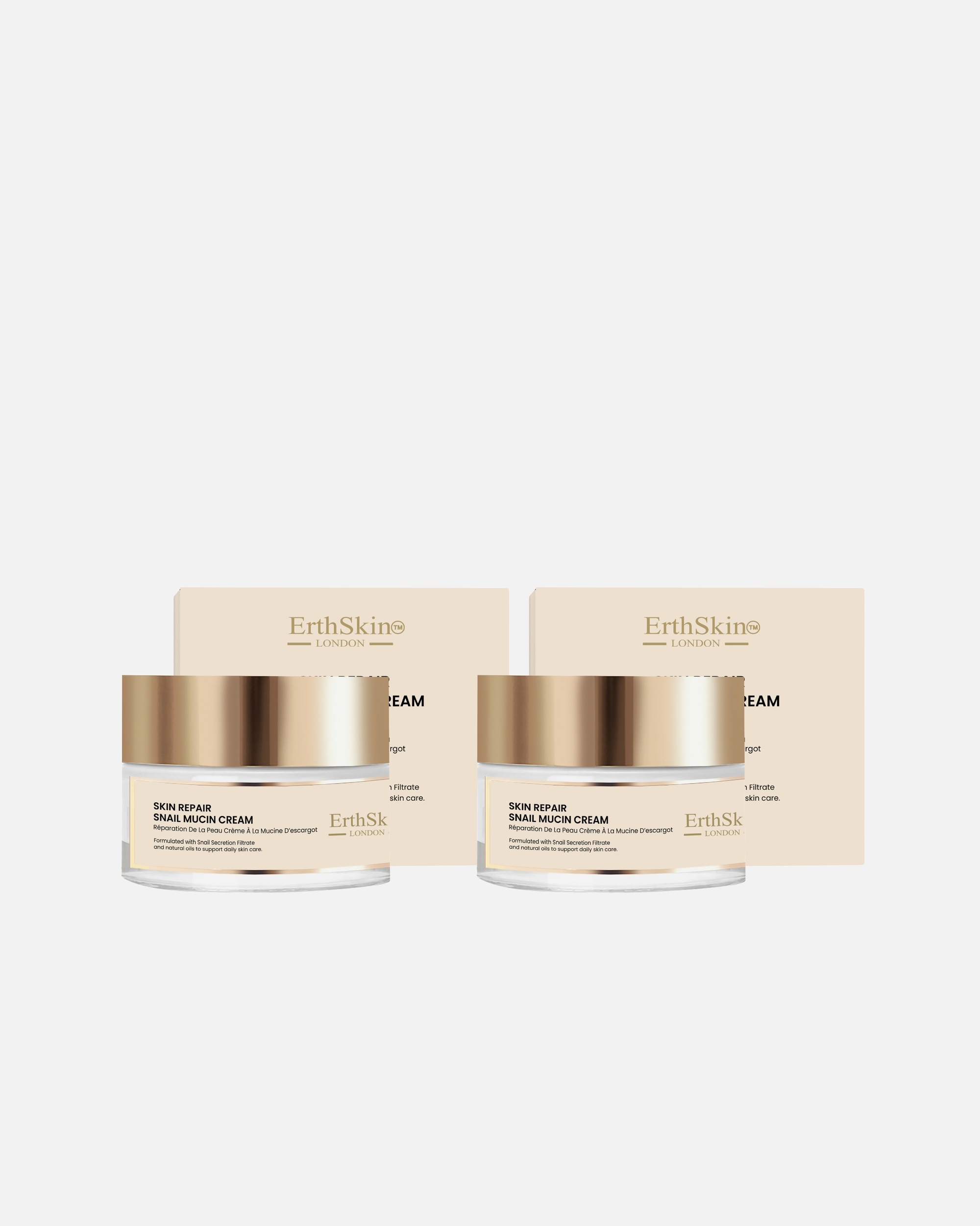 di Unisex ErthSkin London 2x Crema riparatrice alla bava di lumaca 1 pezzo