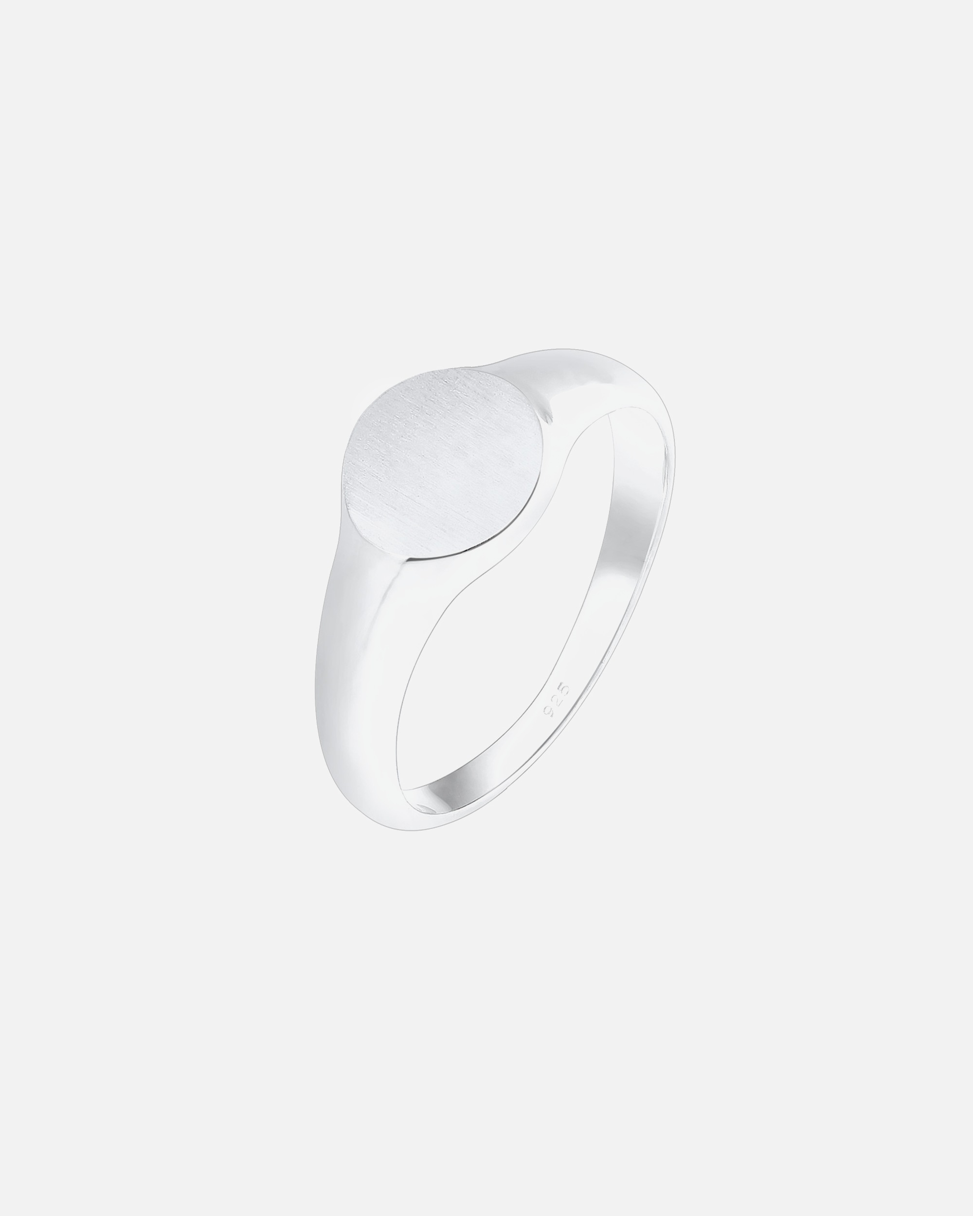 Anello di Femmina Elli Anello con sigillo Royal Matt Geo Basic Trend in Argento 925 54