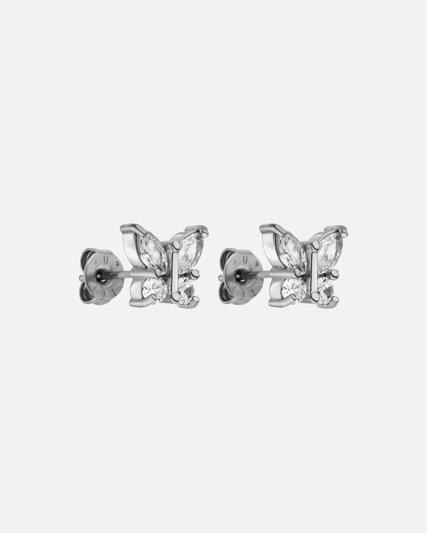 Orecchini di Femmina Purelei Butterfly Orecchini 100% acciaio inossidabile Argento
