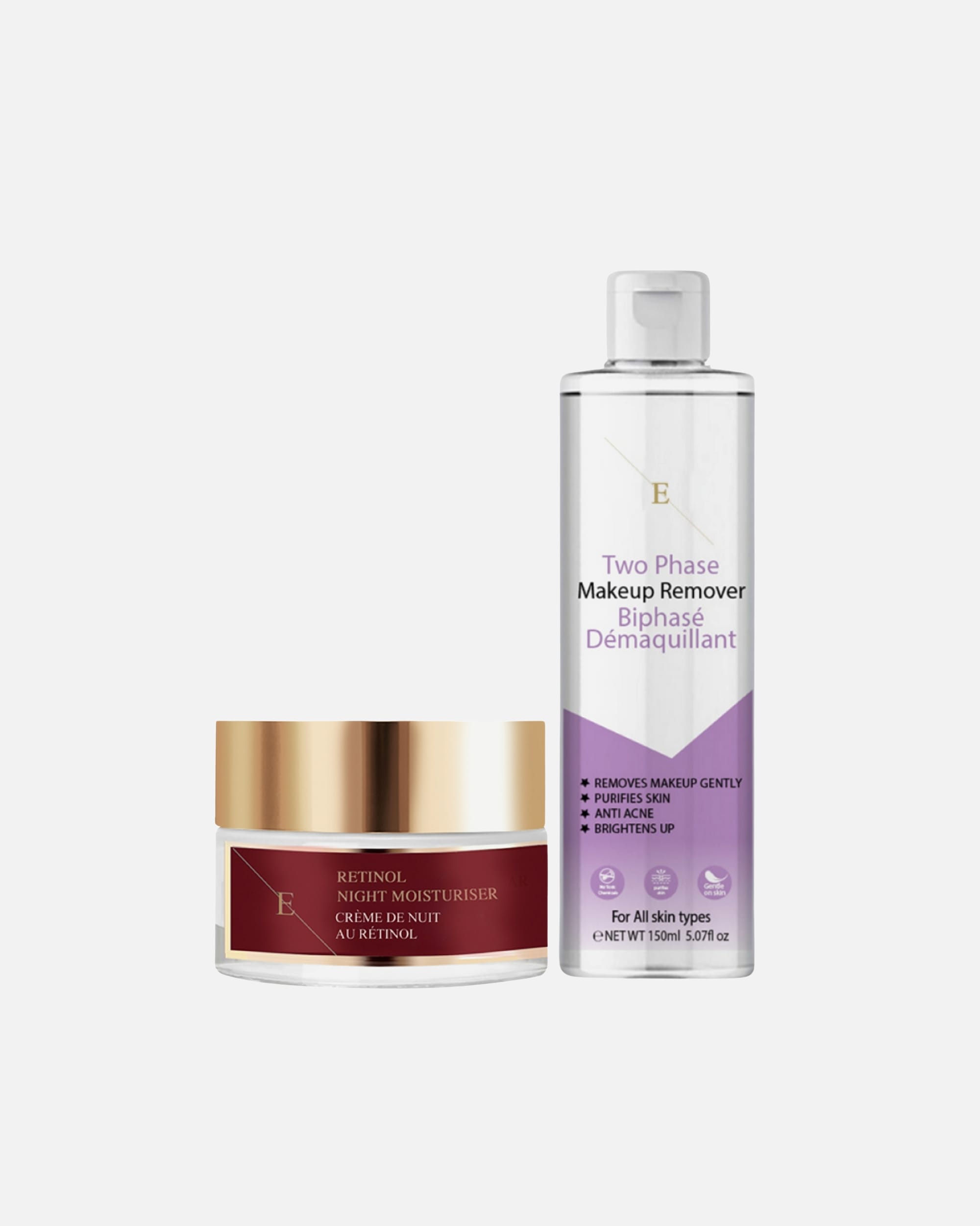 Set cura del viso di Femmina ErthSkin London Set detergente e retinolo 1 pezzo