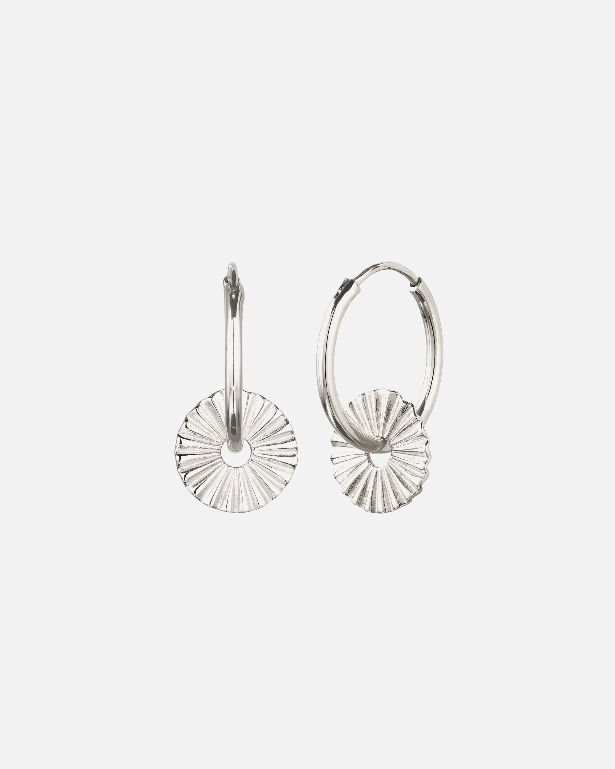 Orecchini di Femmina Elli Orecchini Creole Sole 925 Sterling Silver silberfarben