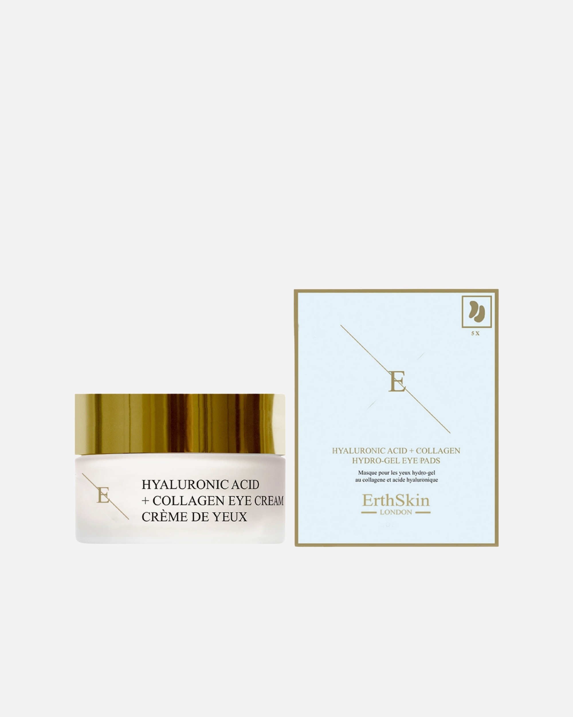 Kit cura occhi di Femmina ErthSkin London Set contorno occhi Pro Age + Hydrogel 1 pezzo