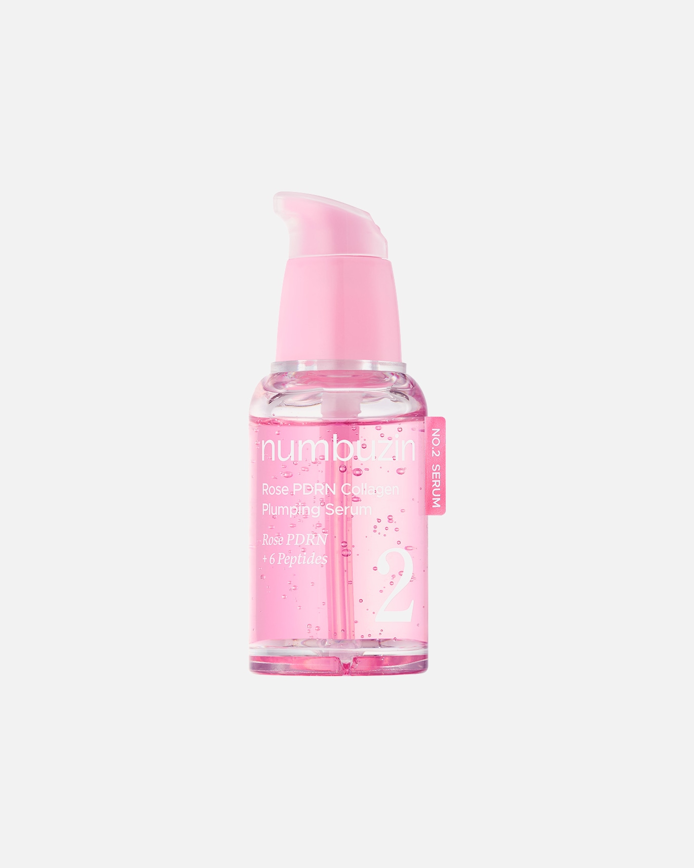 Siero Collagene di Unisex Numbuzin No.2 Rose PDRN Collagen Plumping Serum 30 ml