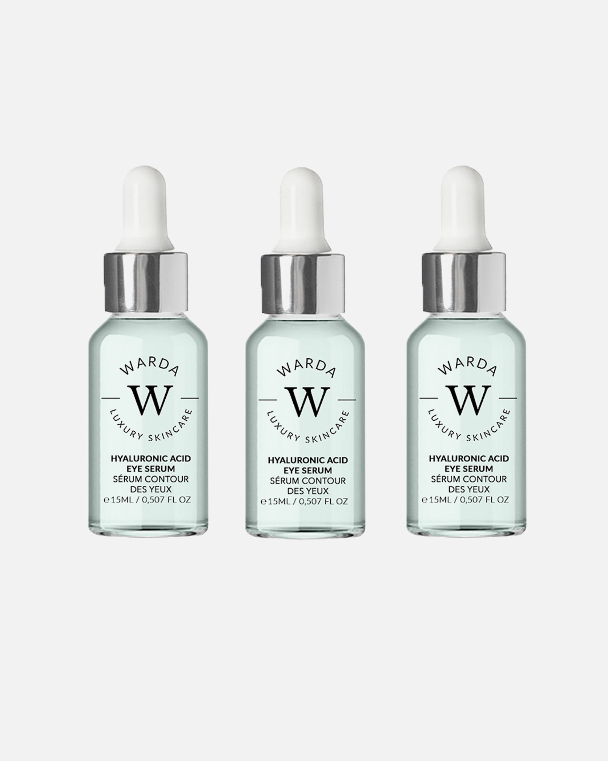 Siero Occhi di Femmina WARDA LUXURY SKINCARE Trio occhi all'acido ialuronico 1 pezzo