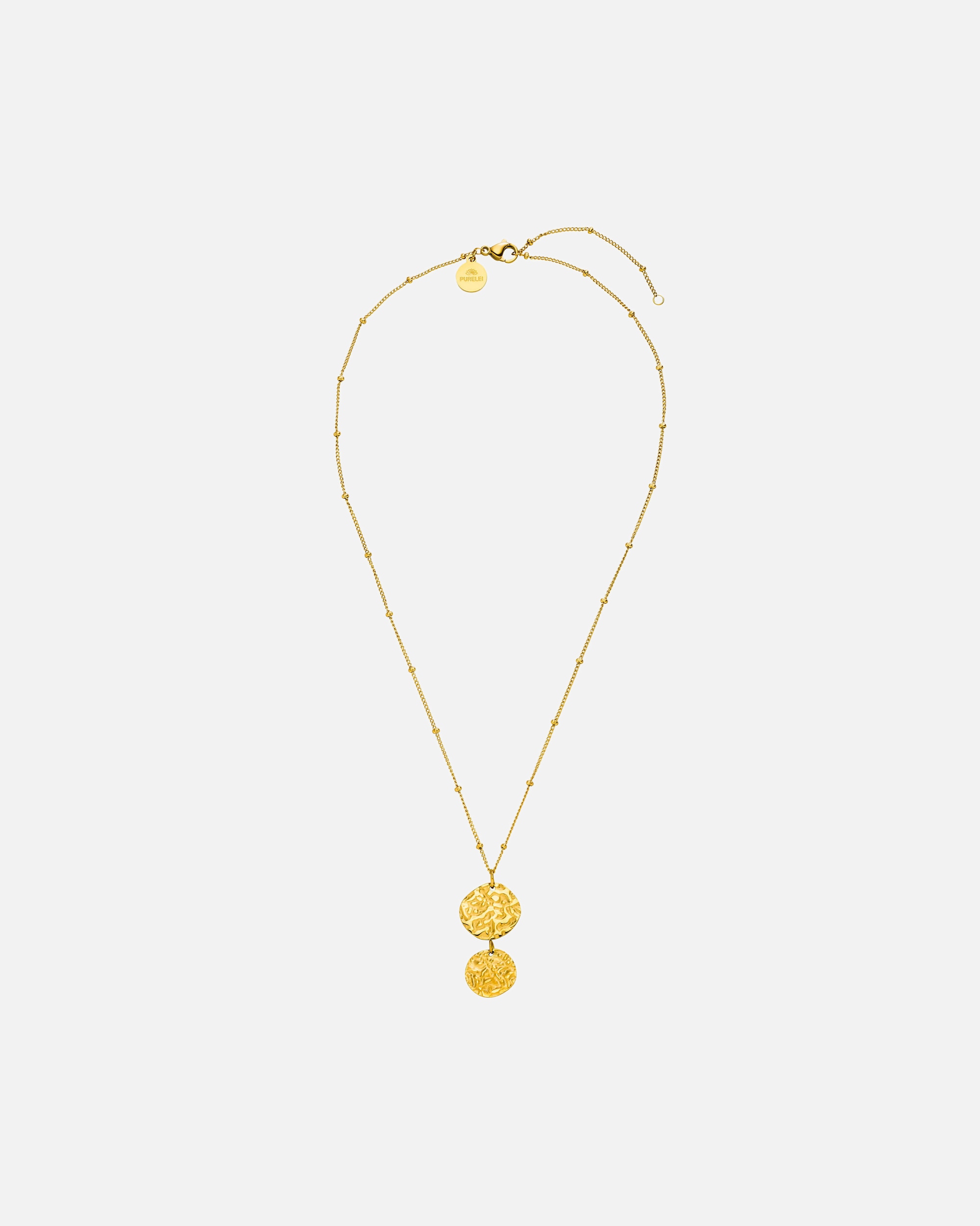 Collana di Femmina Purelei Malihini Coin Collana 100% acciaio inossidabile Oro