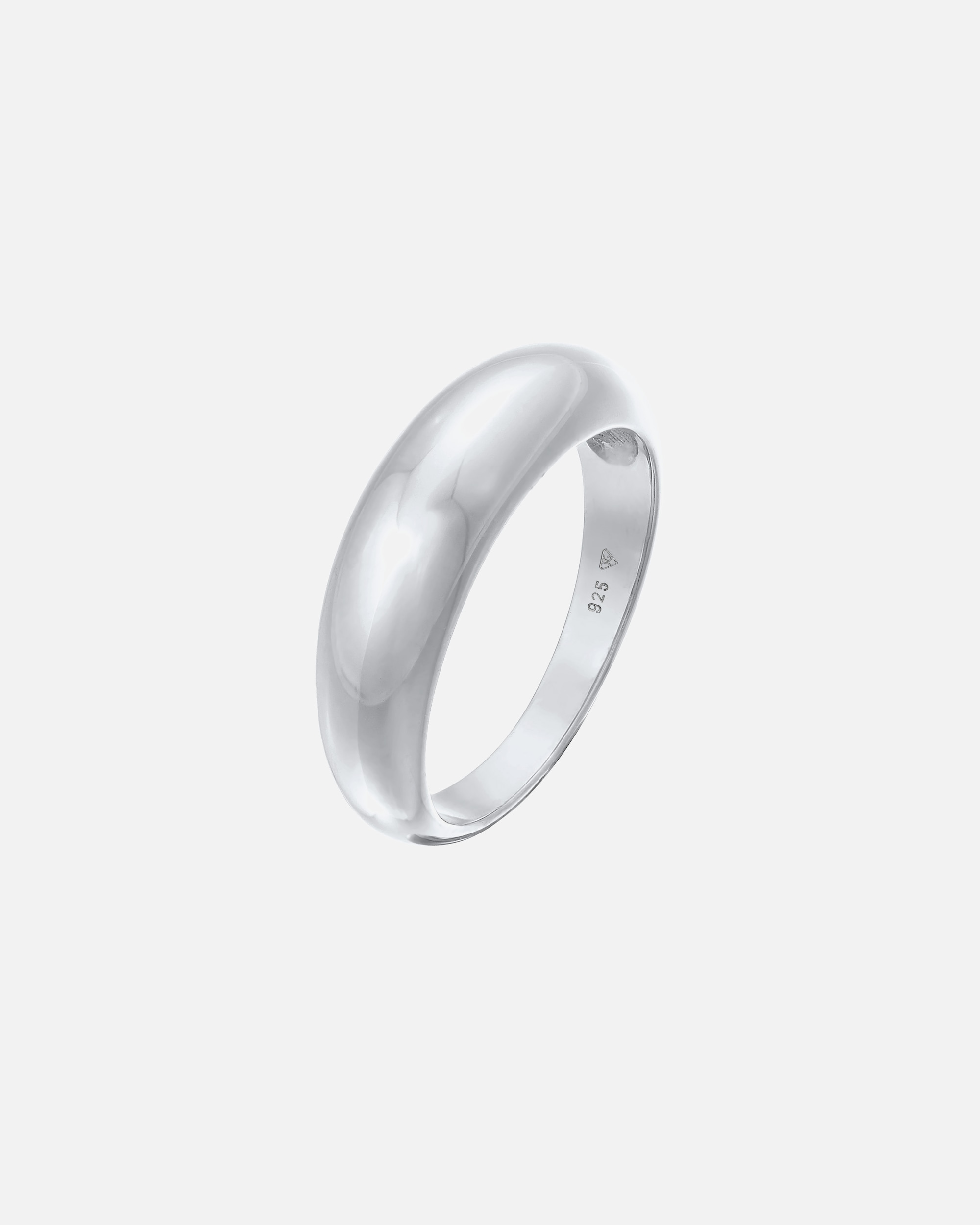 Anello di Femmina Elli Pila di base senza tempo in argento sterling 925 62