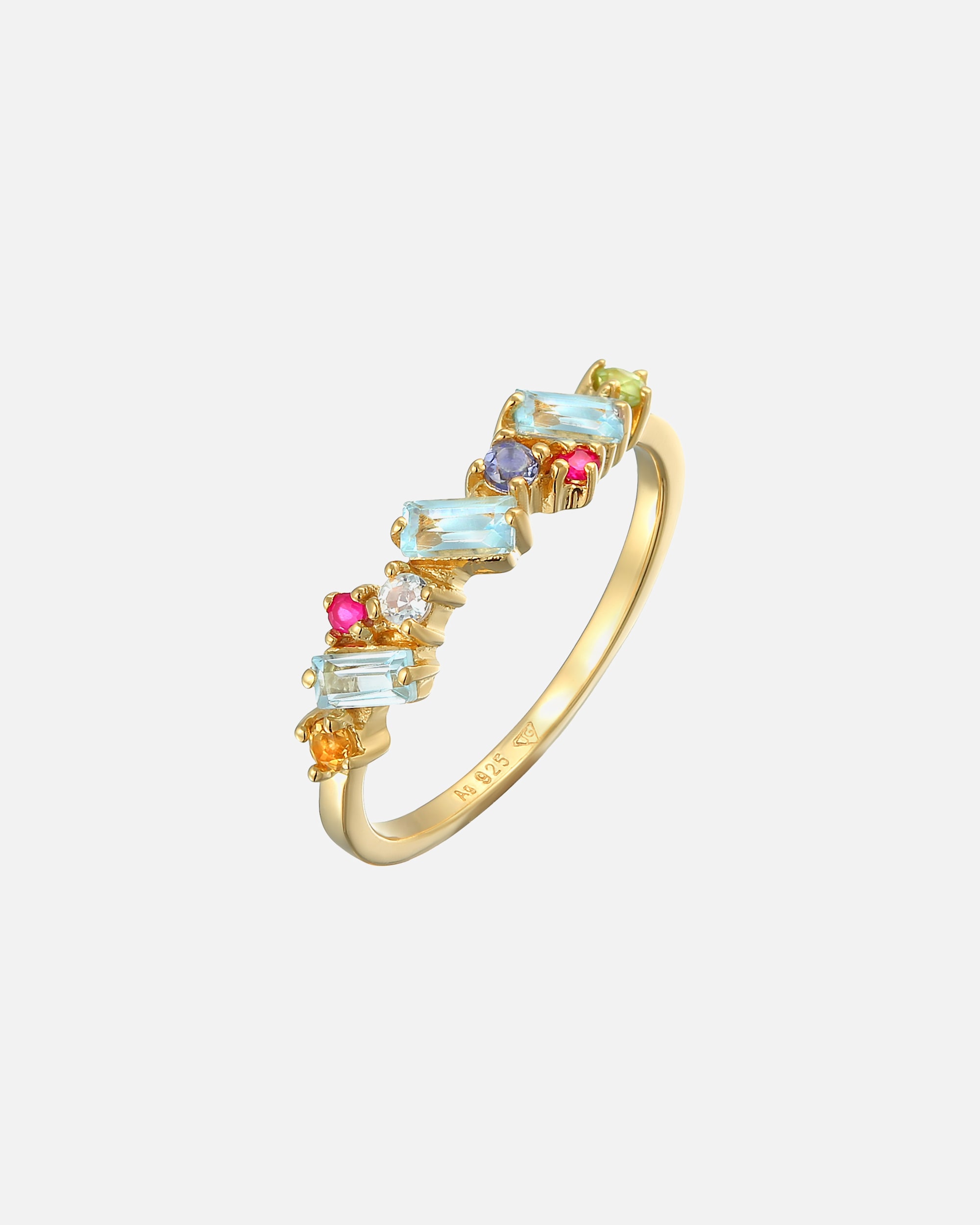 Anello di Femmina Elli PREMIUM Zirconia Rubino Sintetico 925 Argento 52