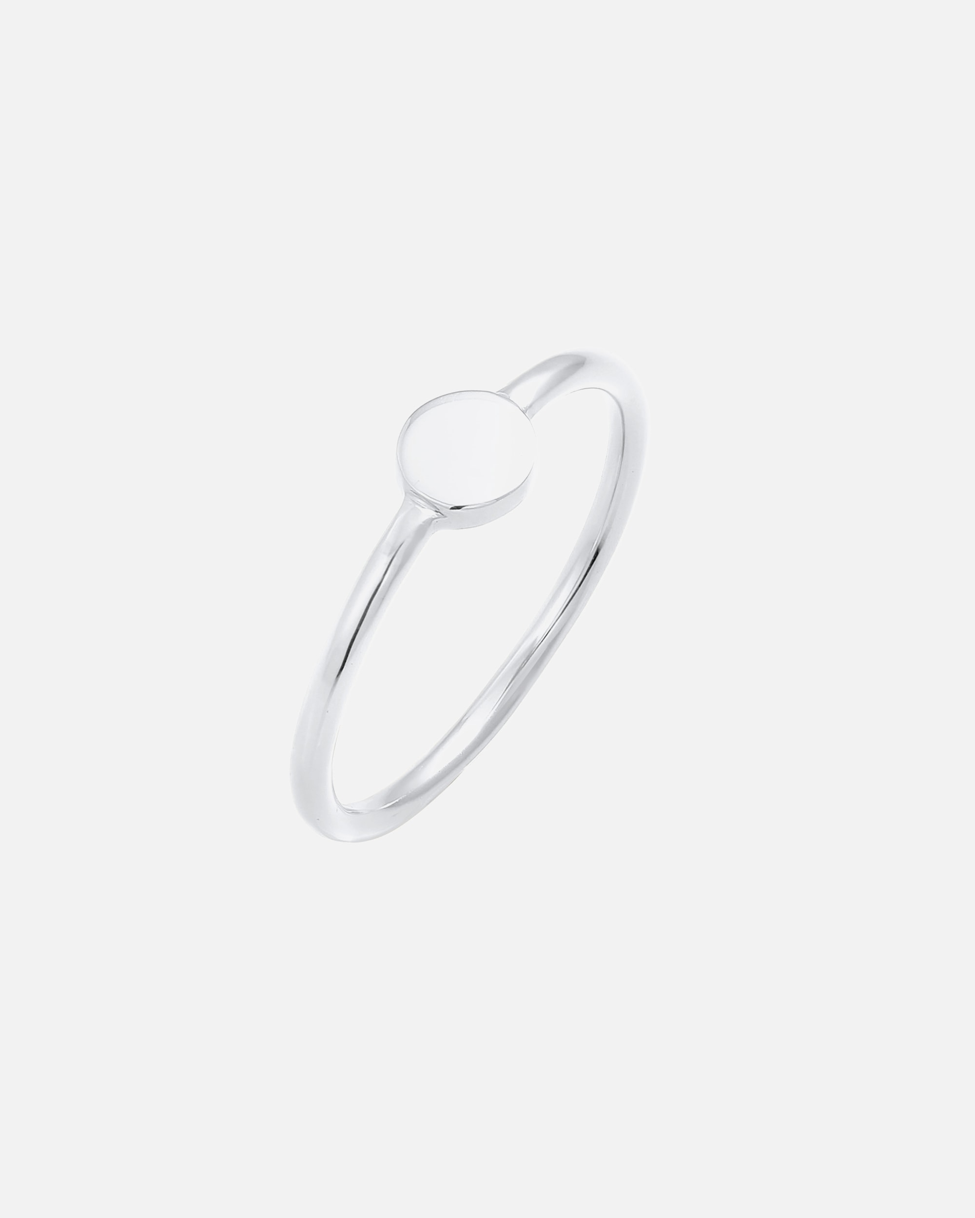 Anello di Femmina Elli Anello di impilamento Piastrina Geo Basic Trend Blogger in argento sterling 925 54