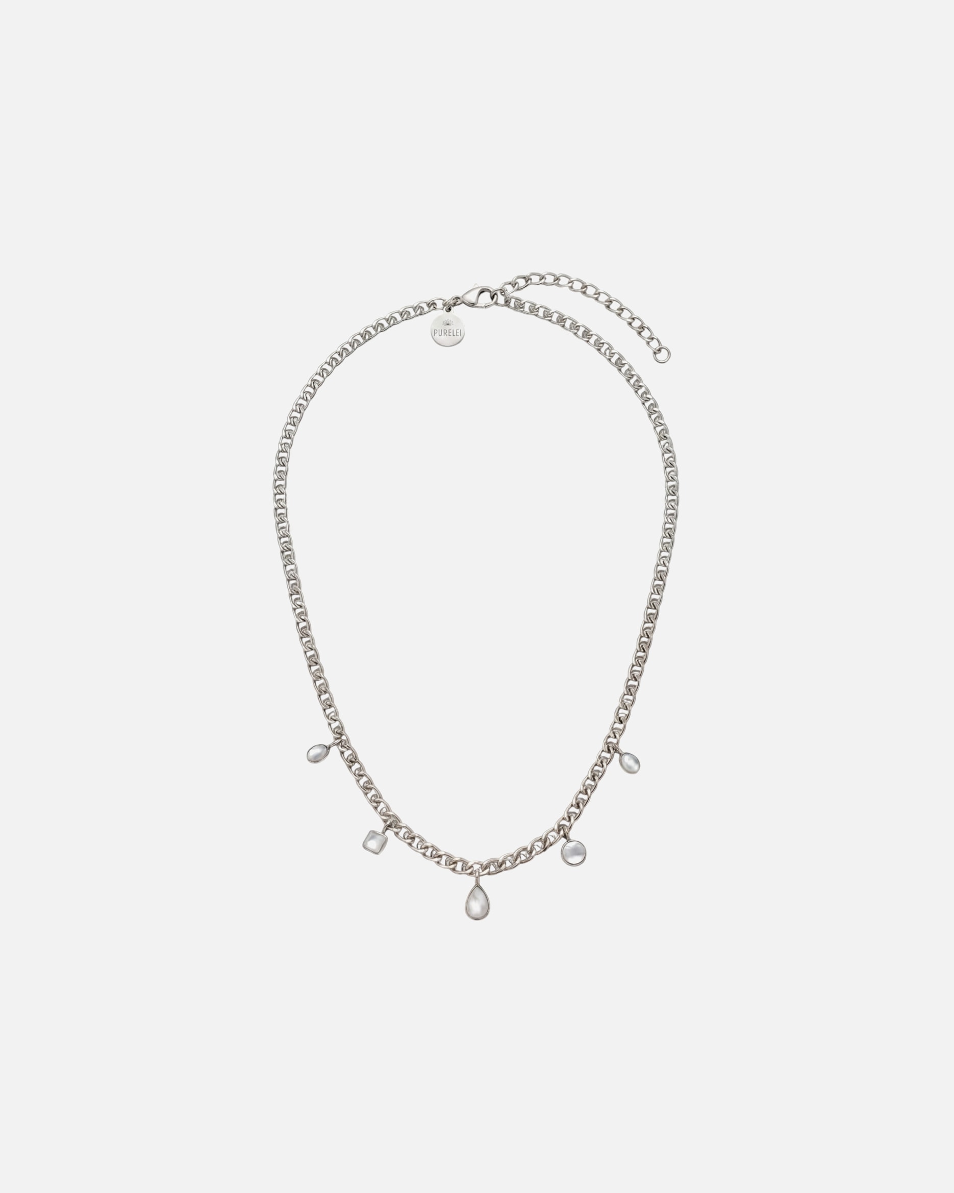Collana di Unisex Purelei Soft Shine Collana 100% acciaio inossidabile Argento