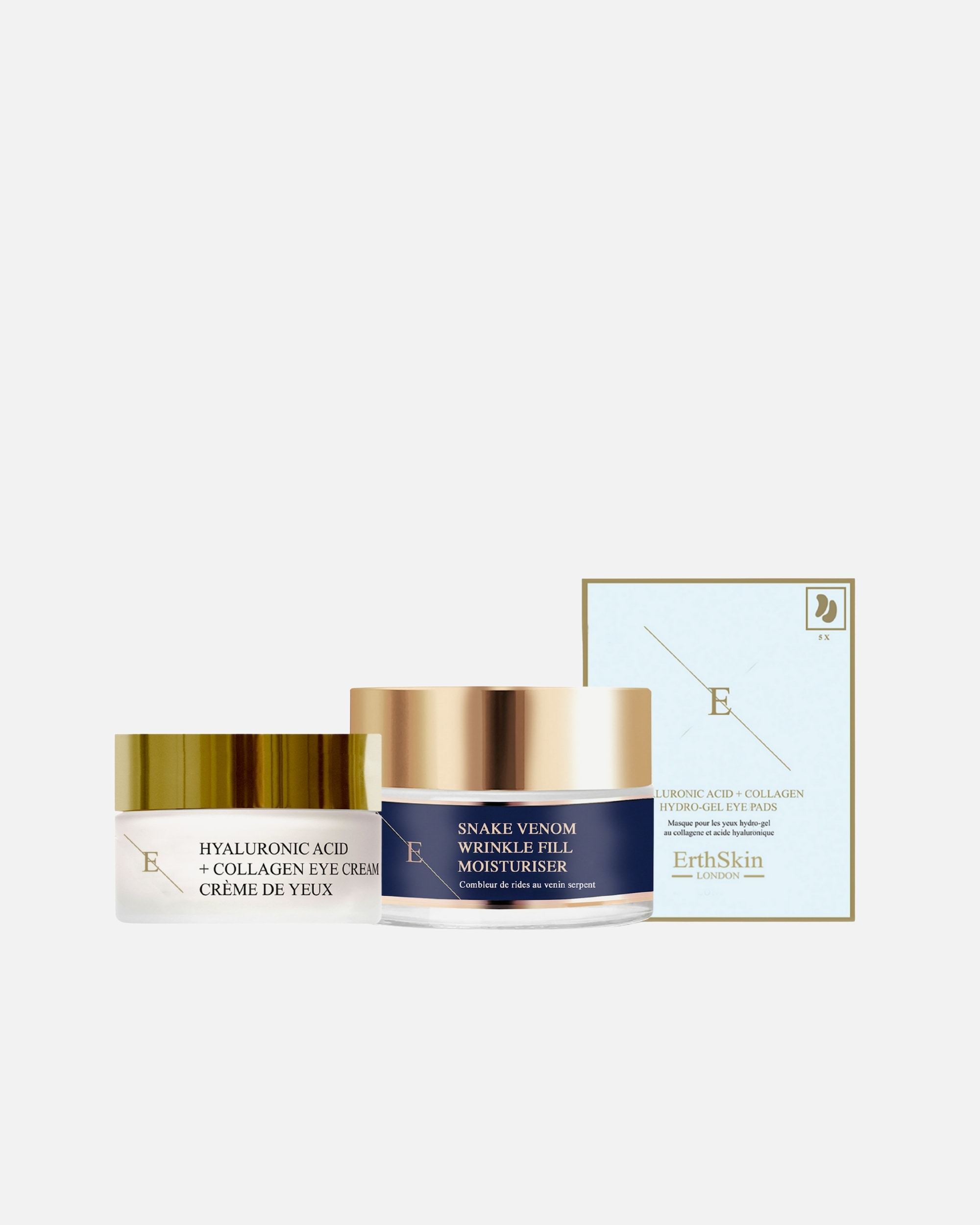 Set cura del viso di Femmina ErthSkin London Set per la cura degli occhi al veleno di serpente 1 pezzo