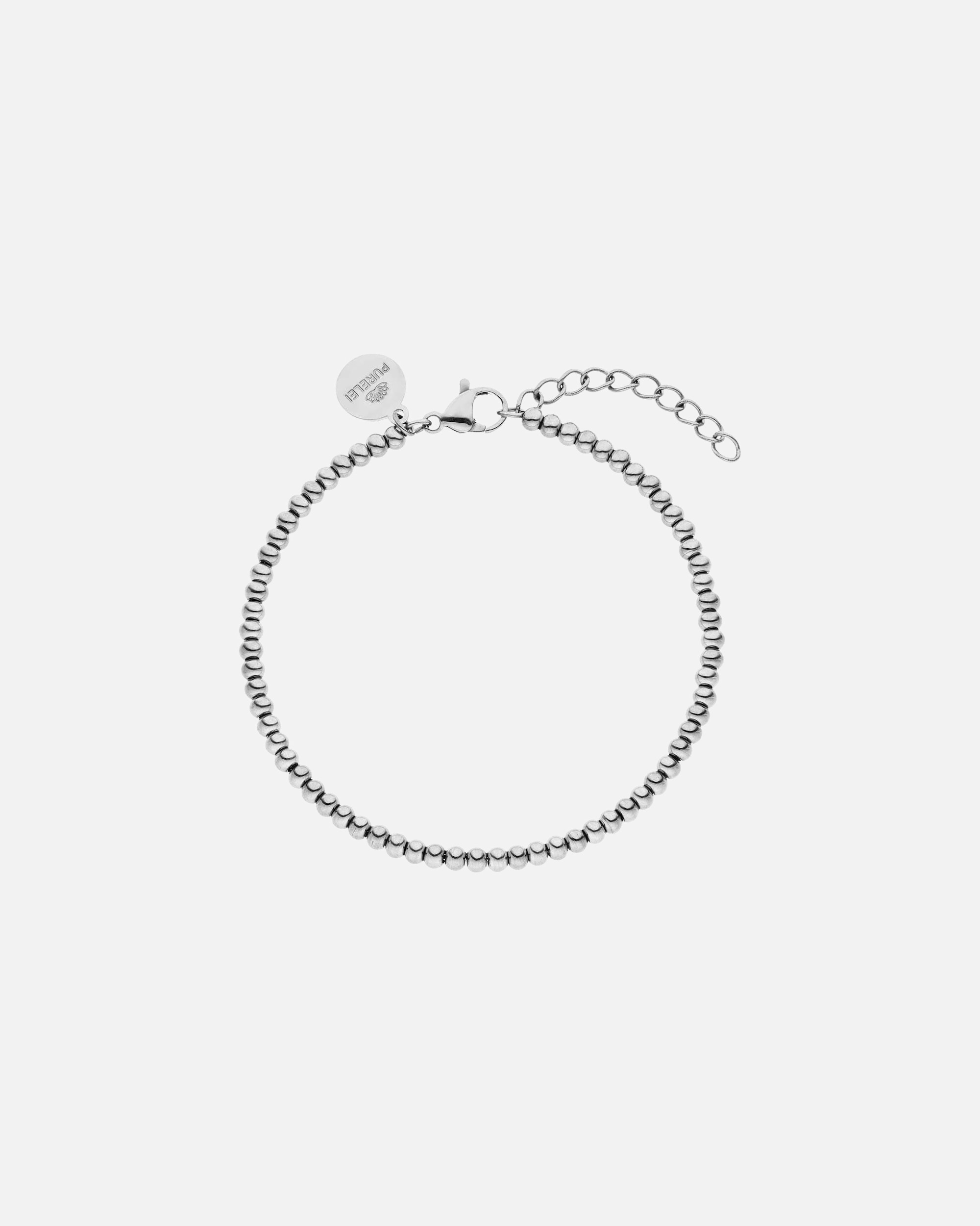 Braccialetto di Unisex Purelei Shine Bracciale 100% acciaio inossidabile Argento