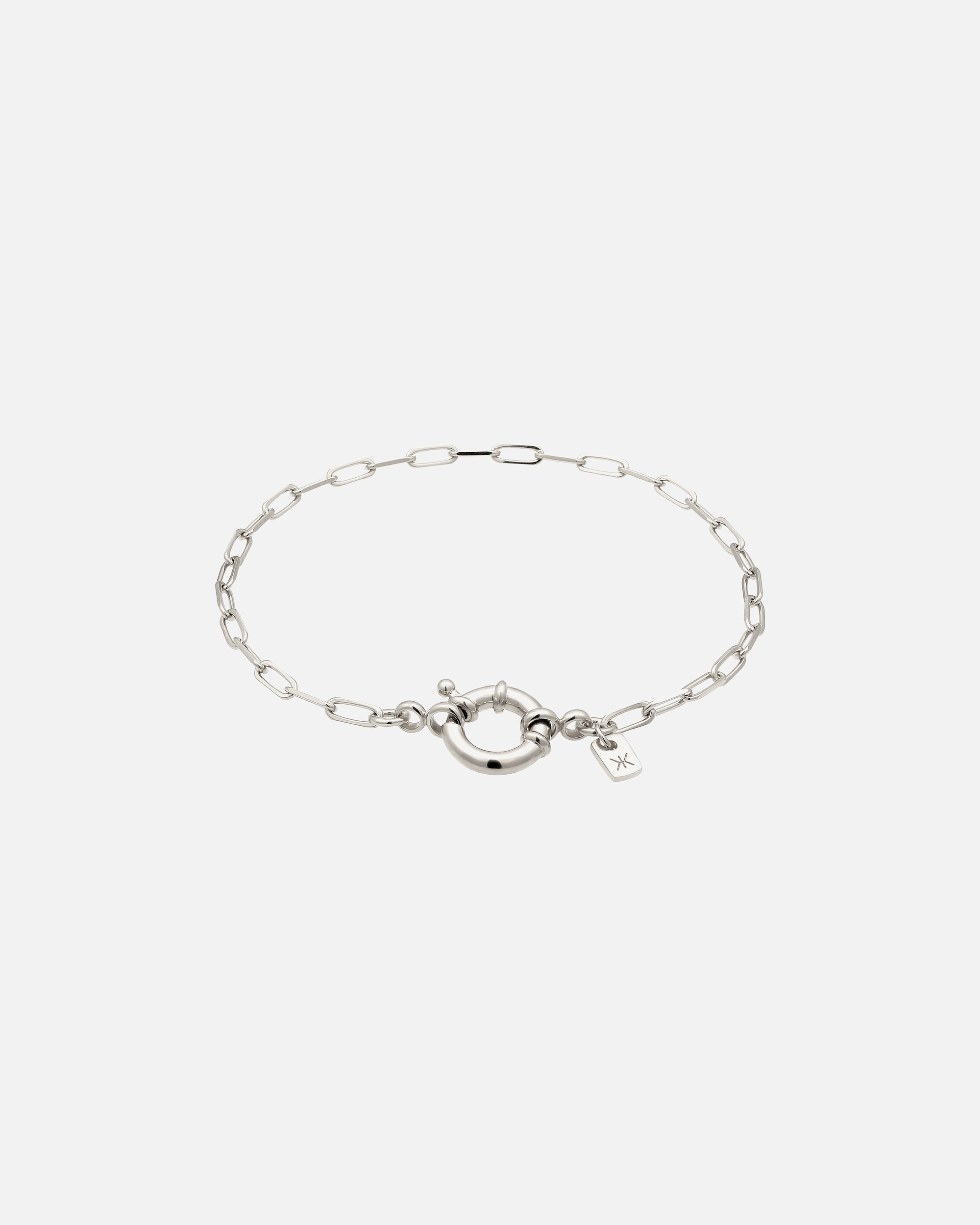 Braccialetto di Maschio KUZZOI Bracciale argento uomo 925 Sterling Silver 19