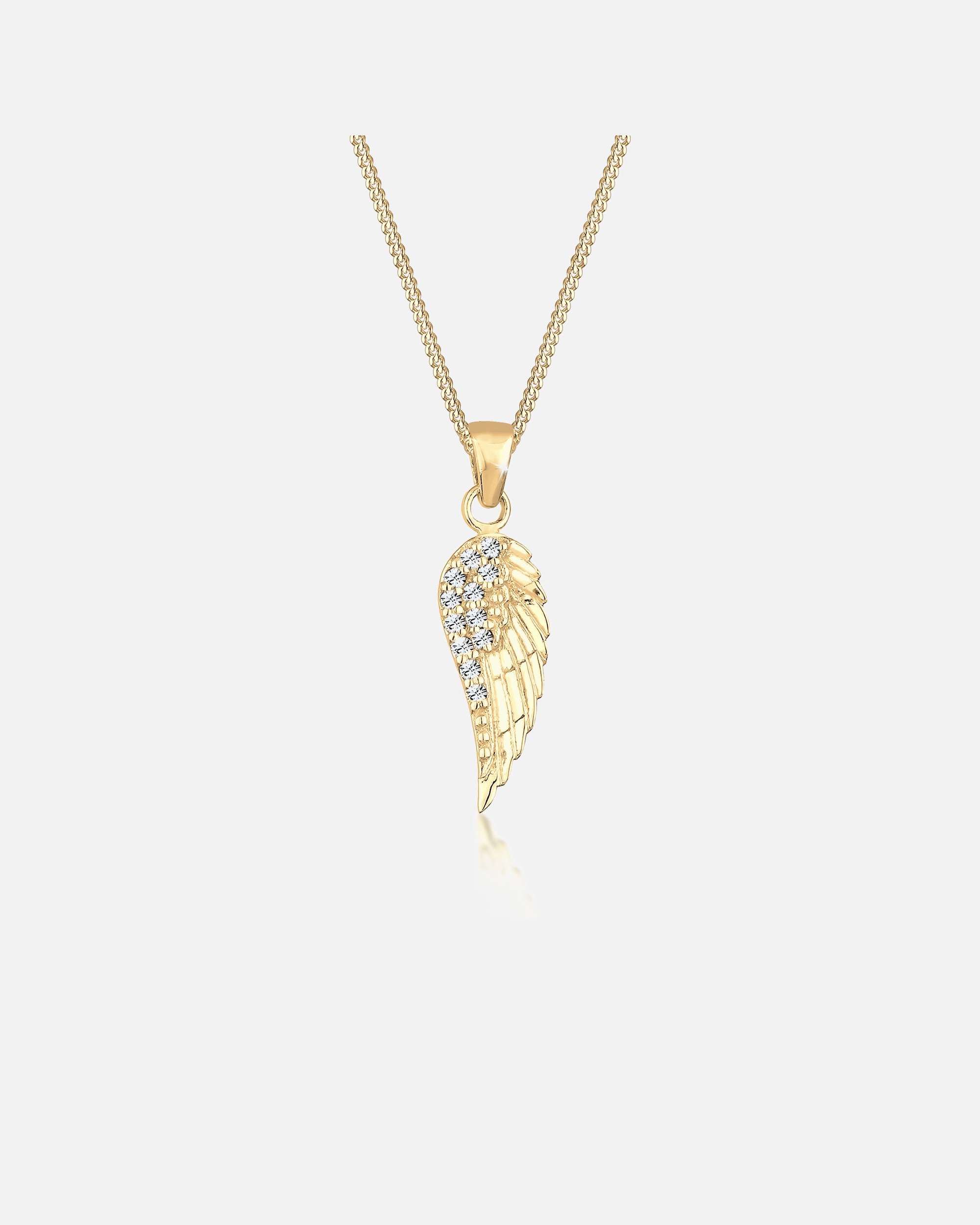 Collana di Femmina Elli Ciondolo con Cristalli in Argento Sterling 925 goldfarben