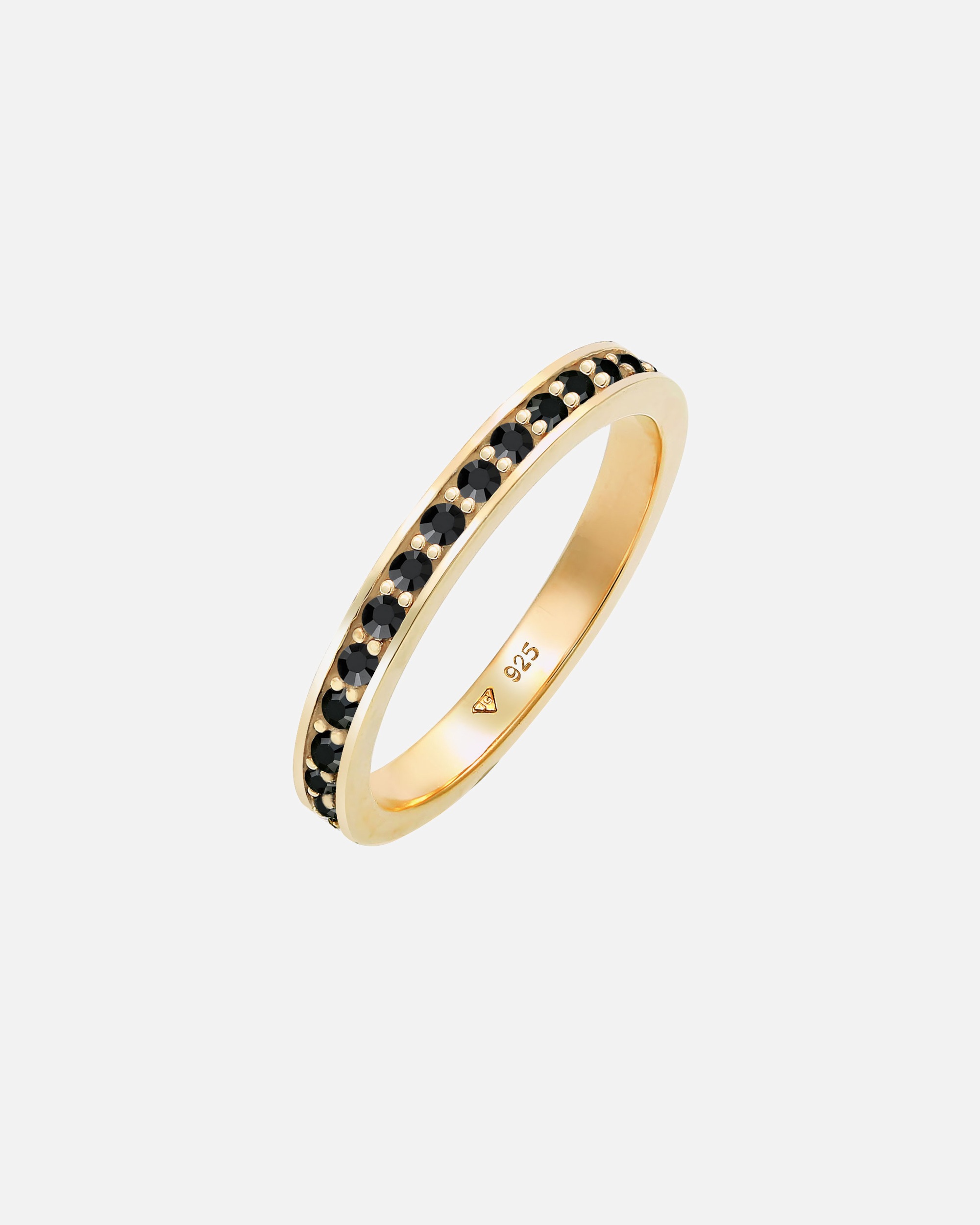 Anello di Femmina Elli Banda Memoire con cristalli in Argento Sterling 925 52