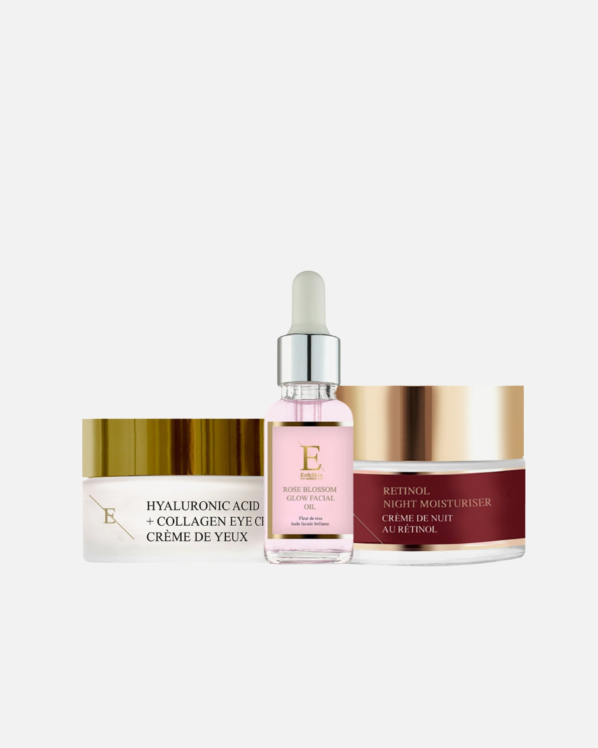 Set cura del viso di Femmina ErthSkin London Set Night Glow e Eye Revival 1 pezzo