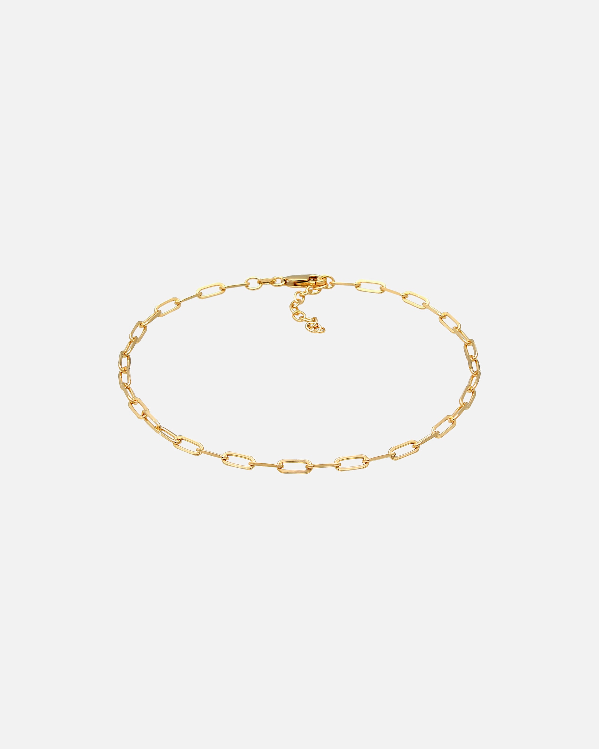 Gioielleria di Femmina Elli Collana di link ovale Basic Summer Trend regolabile in Argento Sterling 925 goldfarben