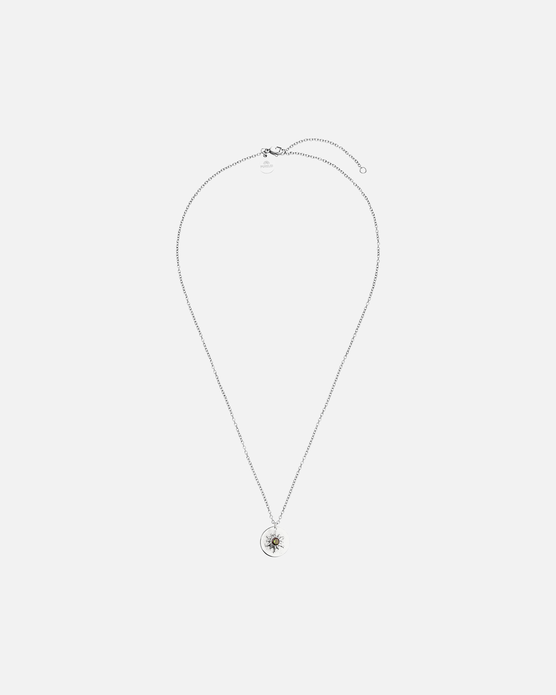 Collana di Unisex Purelei Luana Coin Collana 100% acciaio inossidabile Argento