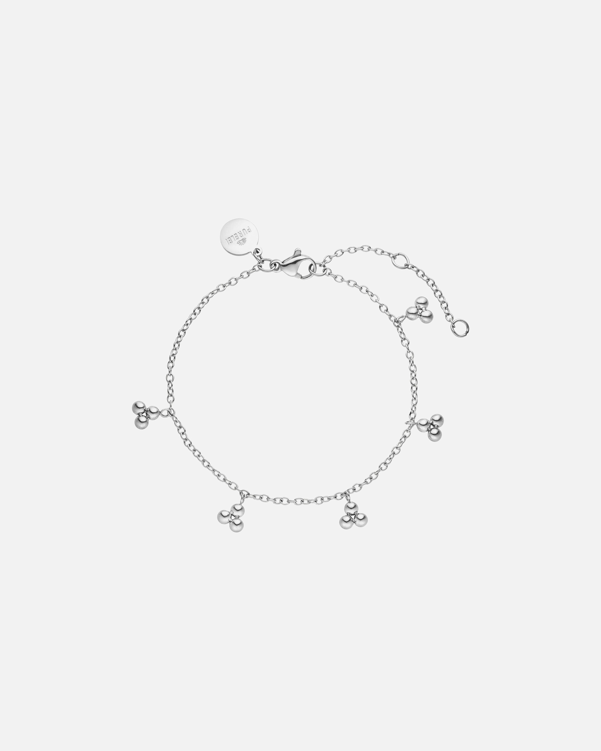 Braccialetto di Femmina Purelei Seed Bracciale 100% acciaio inossidabile Argento