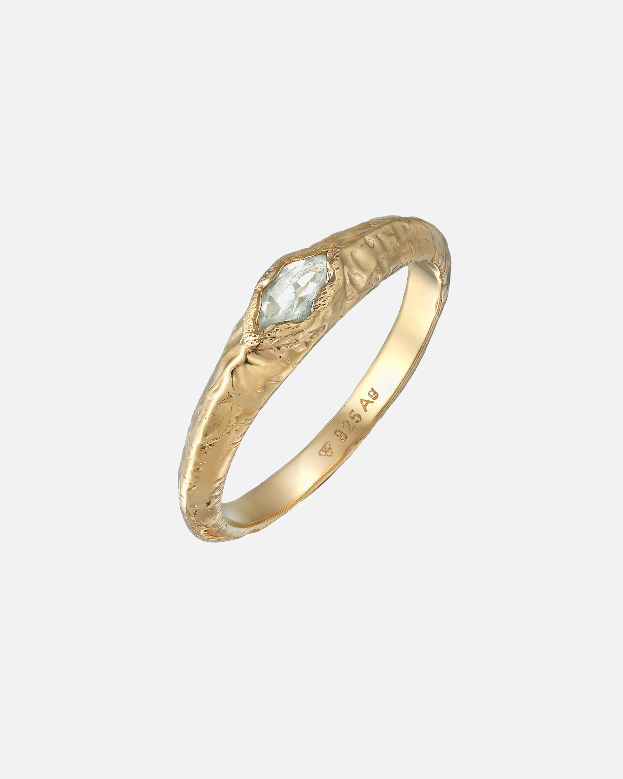 Anello di Unisex Haze & Glory Default Brand Line Anello con Pietre Ametista Verde Chiaro 925 Sterling Silver 64