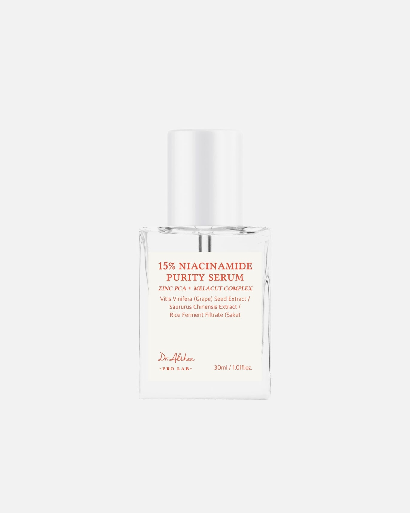 Siero luminoso di Unisex Dr. Althea Default Brand Line 15% Niacinamide Purity Serum 30 ml